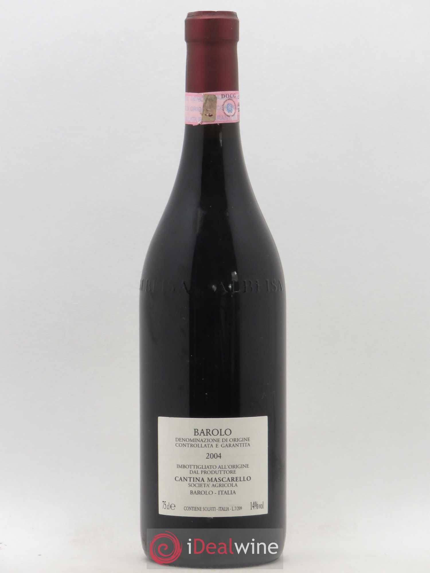 Barolo DOCG Bartolo Mascarello 2004 - Lot de 1 bouteille - 1