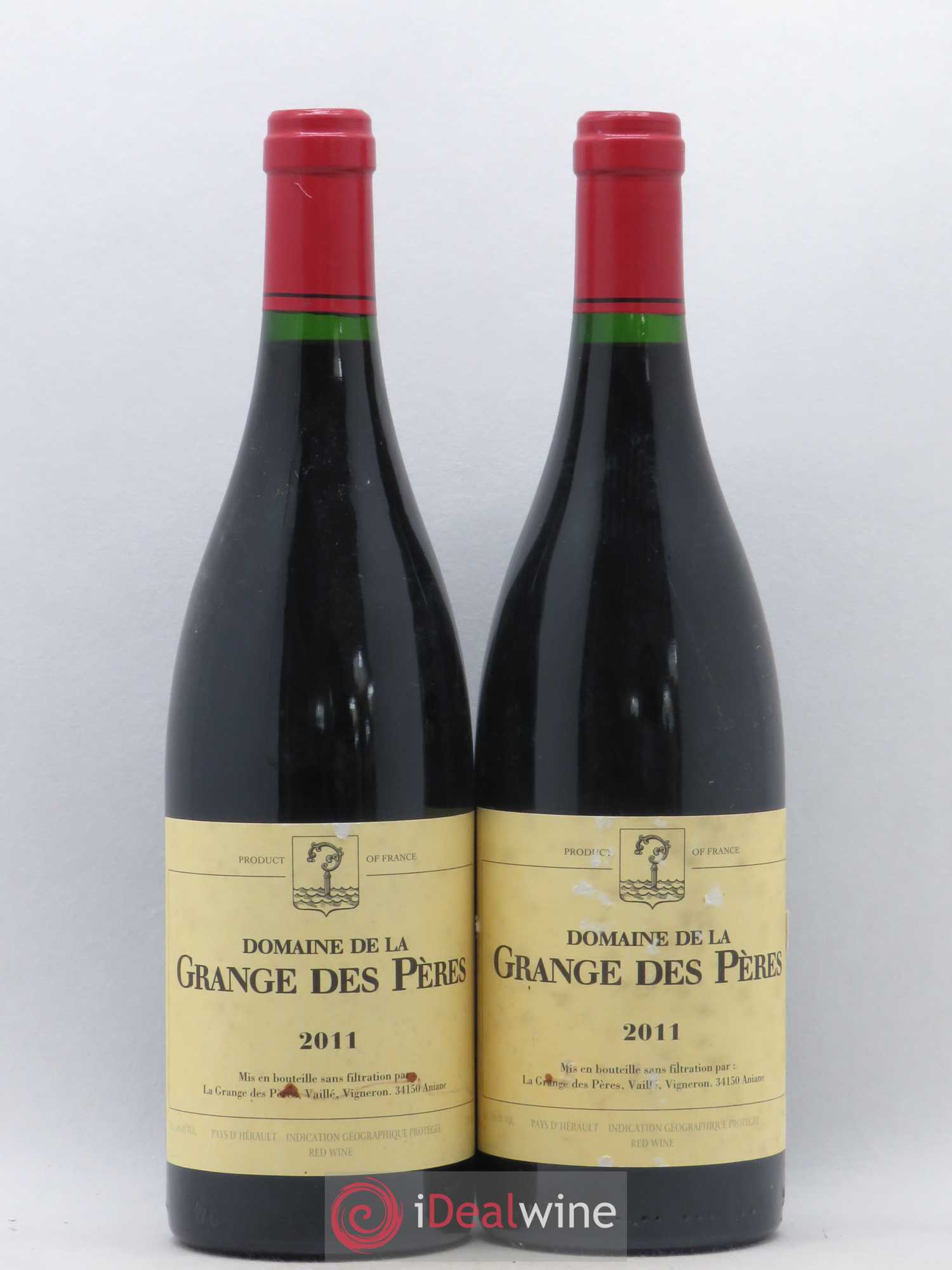 Pays d'Hérault Grange des Pères Laurent Vaillé 2011 - Lot de 2 bouteilles - 0