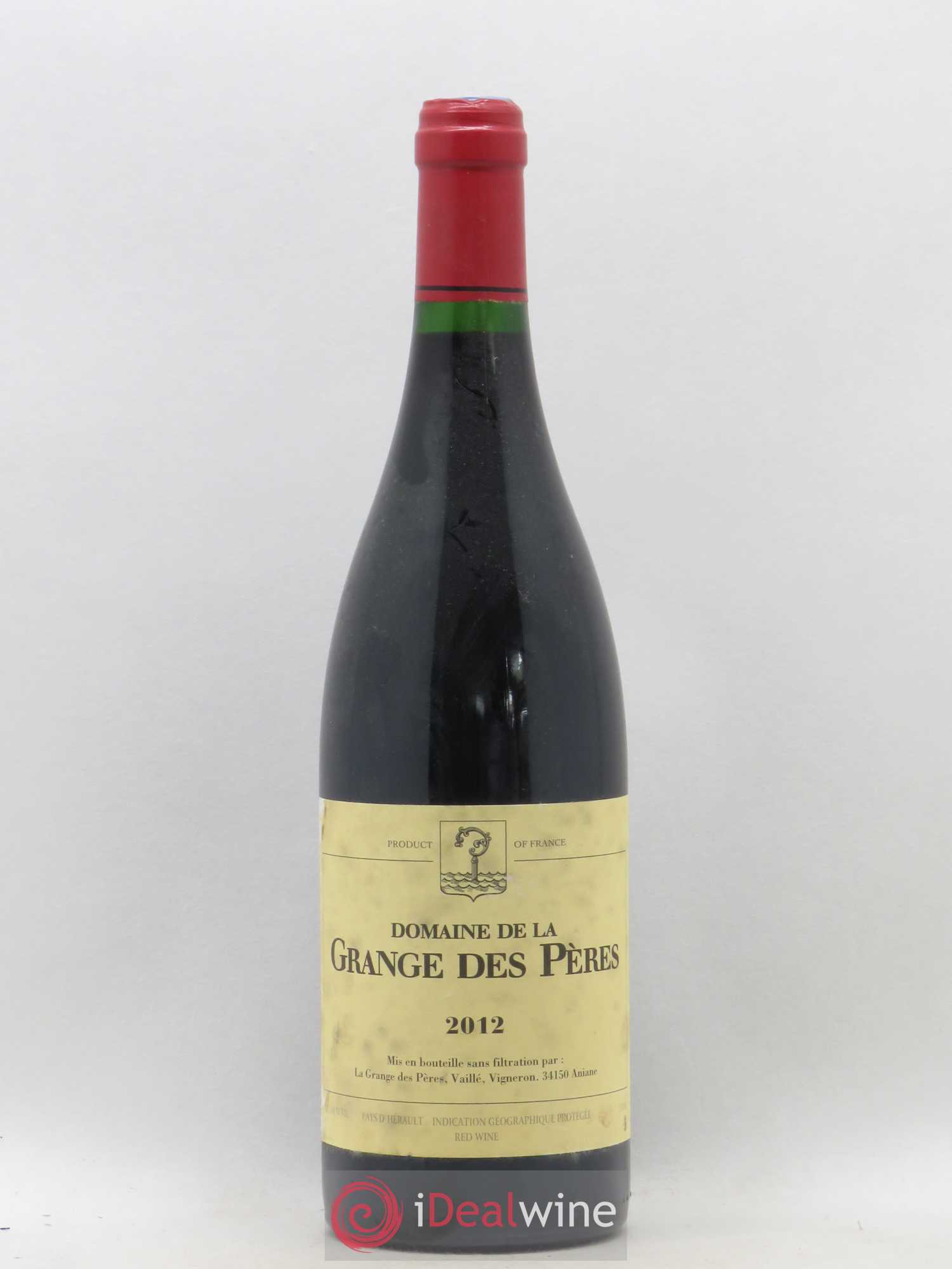 Pays d'Hérault Grange des Pères Laurent Vaillé 2012 - Lot de 1 bouteille - 0
