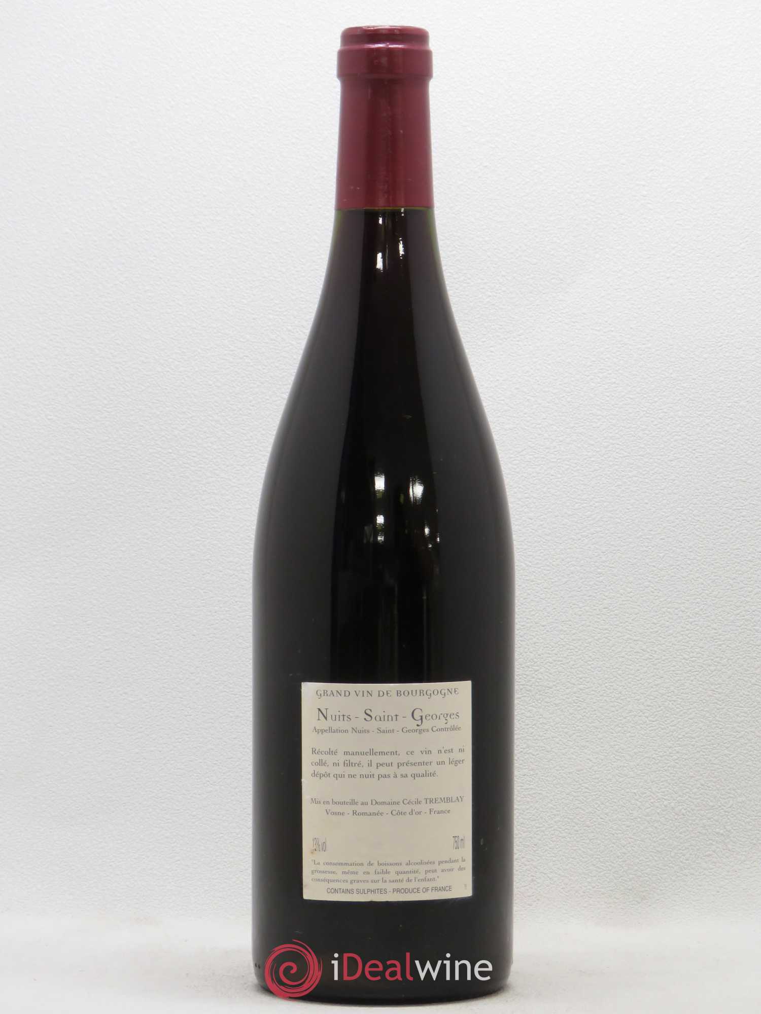 Nuits-Saint-Georges Albuca Cécile Tremblay 2006 - Lot de 1 bouteille - 1