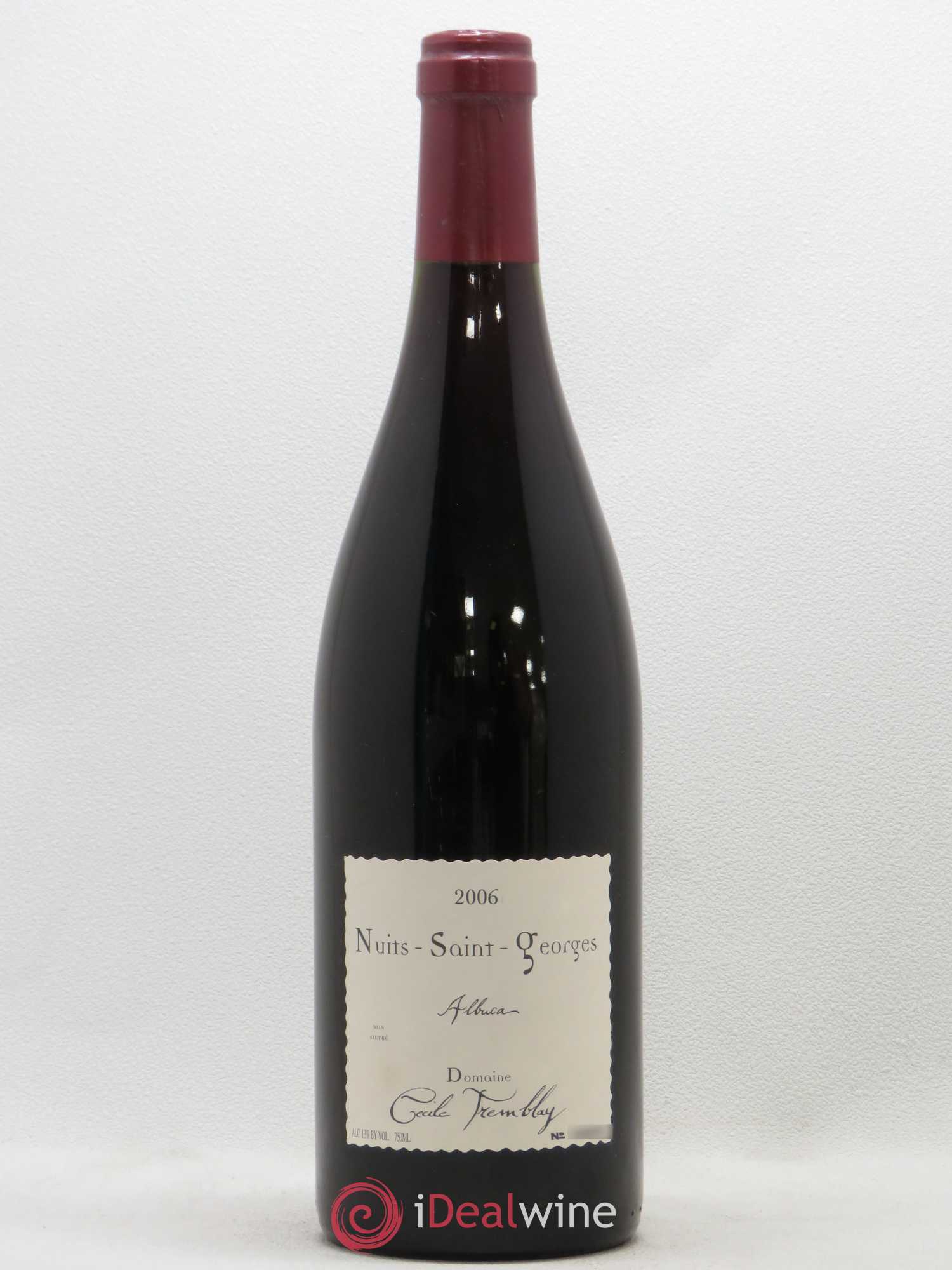 Nuits-Saint-Georges Albuca Cécile Tremblay 2006 - Lot de 1 bouteille - 0