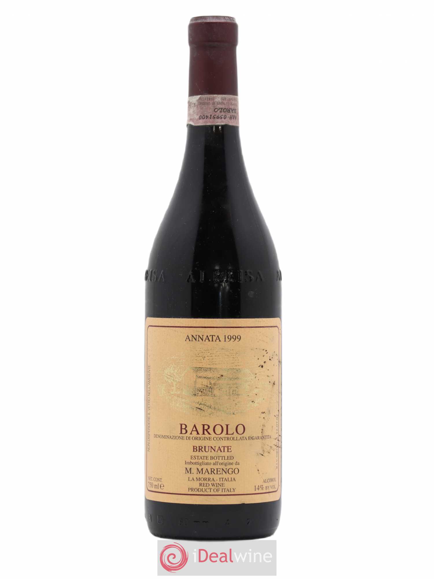 Barolo Brunate Marengo 1999 - Lot de 1 bouteille - 0