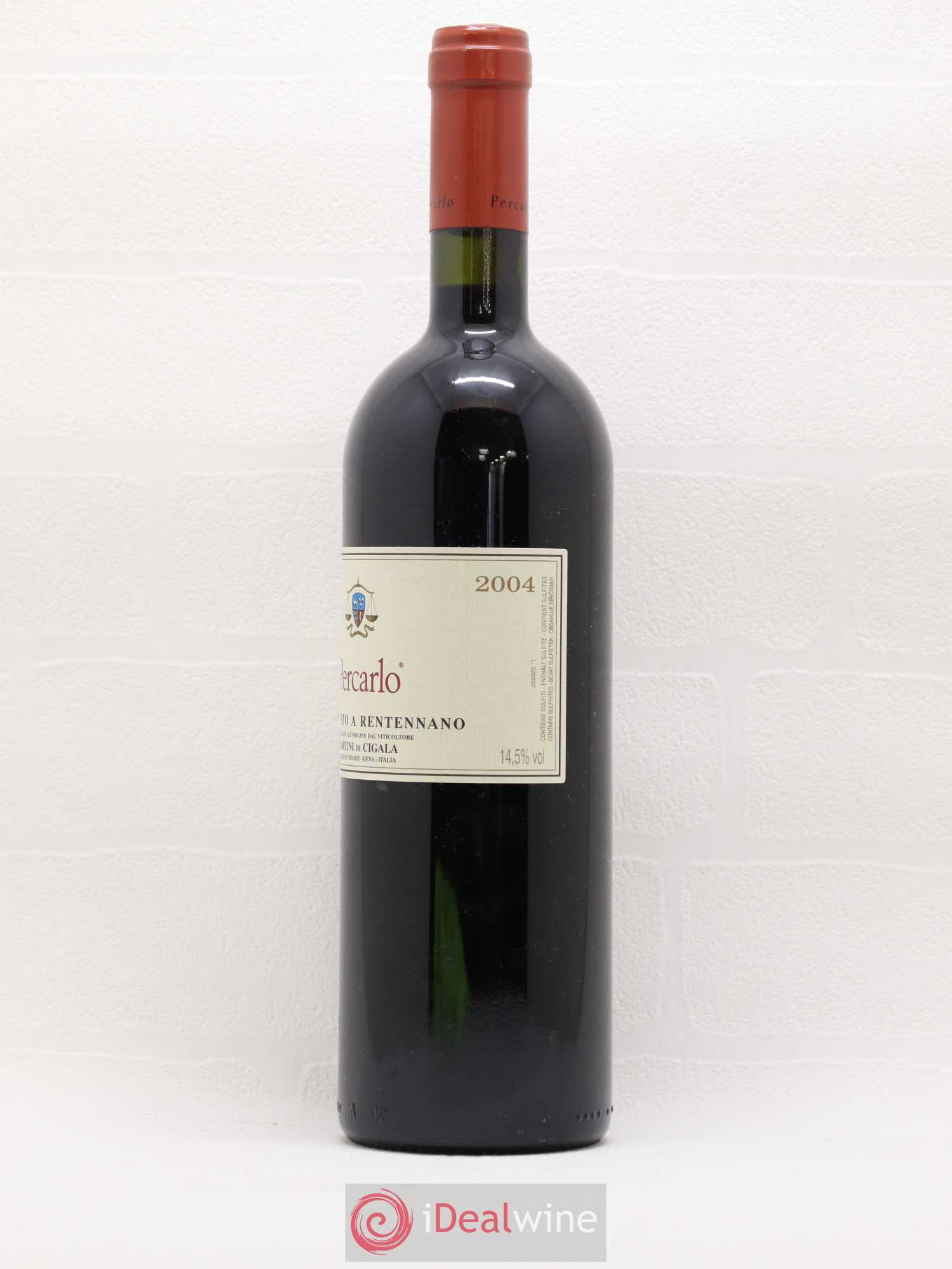 Toscana IGT San Giusto a Rentennano Percarlo Famille Martini di Cigala 2004 - Lot de 1 bouteille - 1