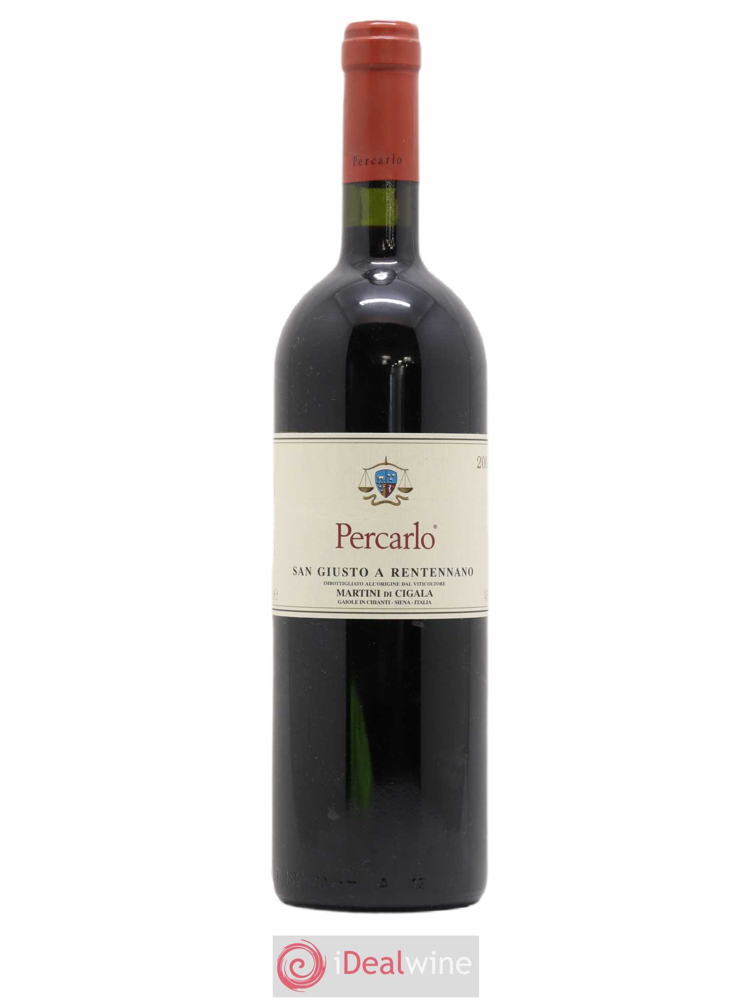 Toscana IGT San Giusto a Rentennano Percarlo Famille Martini di Cigala 2004 - Lot de 1 bouteille - 0