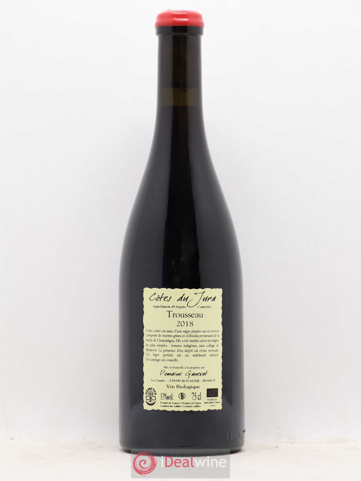 Côtes du Jura Plein Sud Jean-François Ganevat (Domaine) 2018 - Lot de 1 bouteille - 1