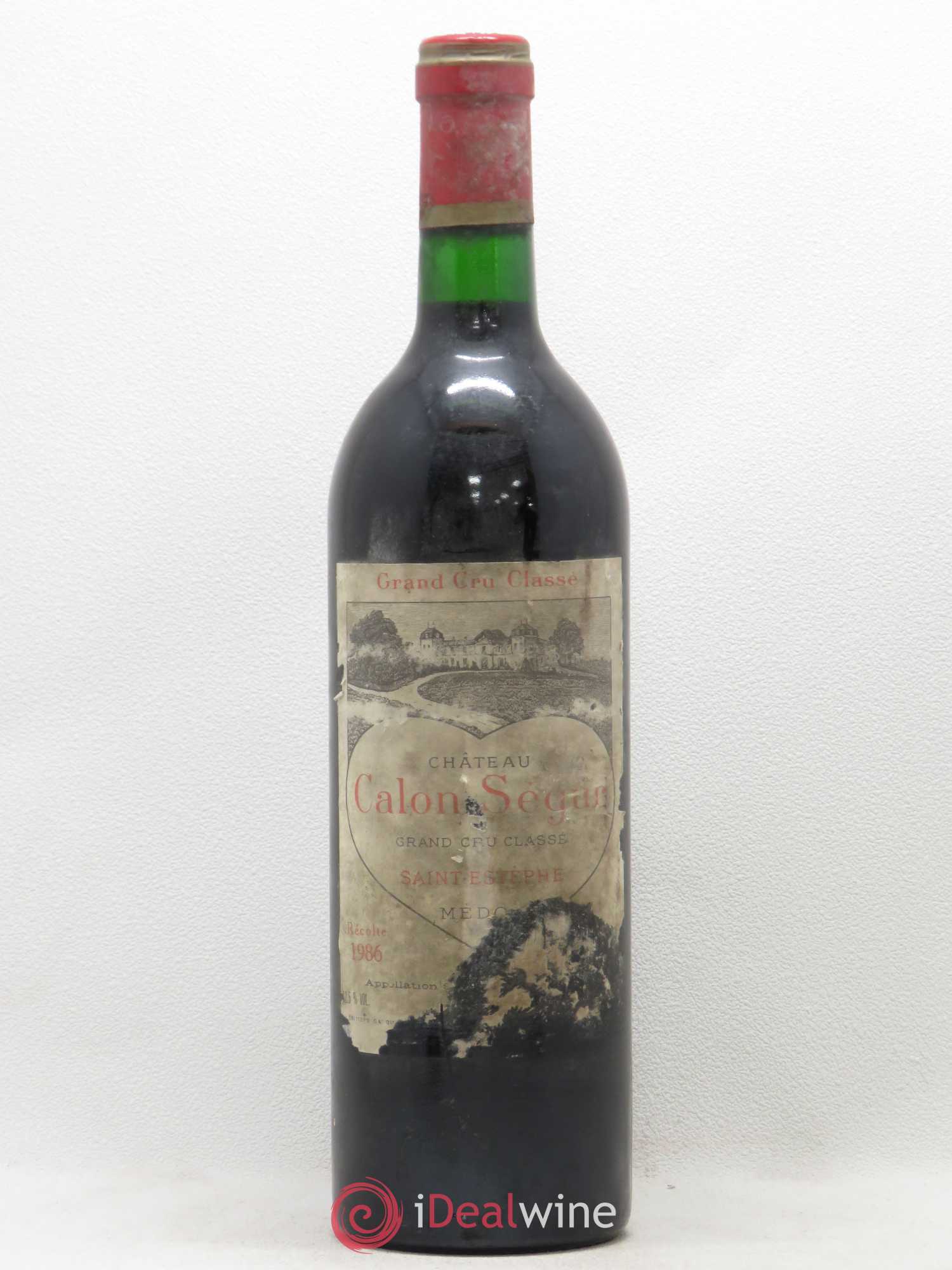 Château Calon Ségur 3ème Grand Cru Classé 1986 - Lot de 1 bouteille - 0