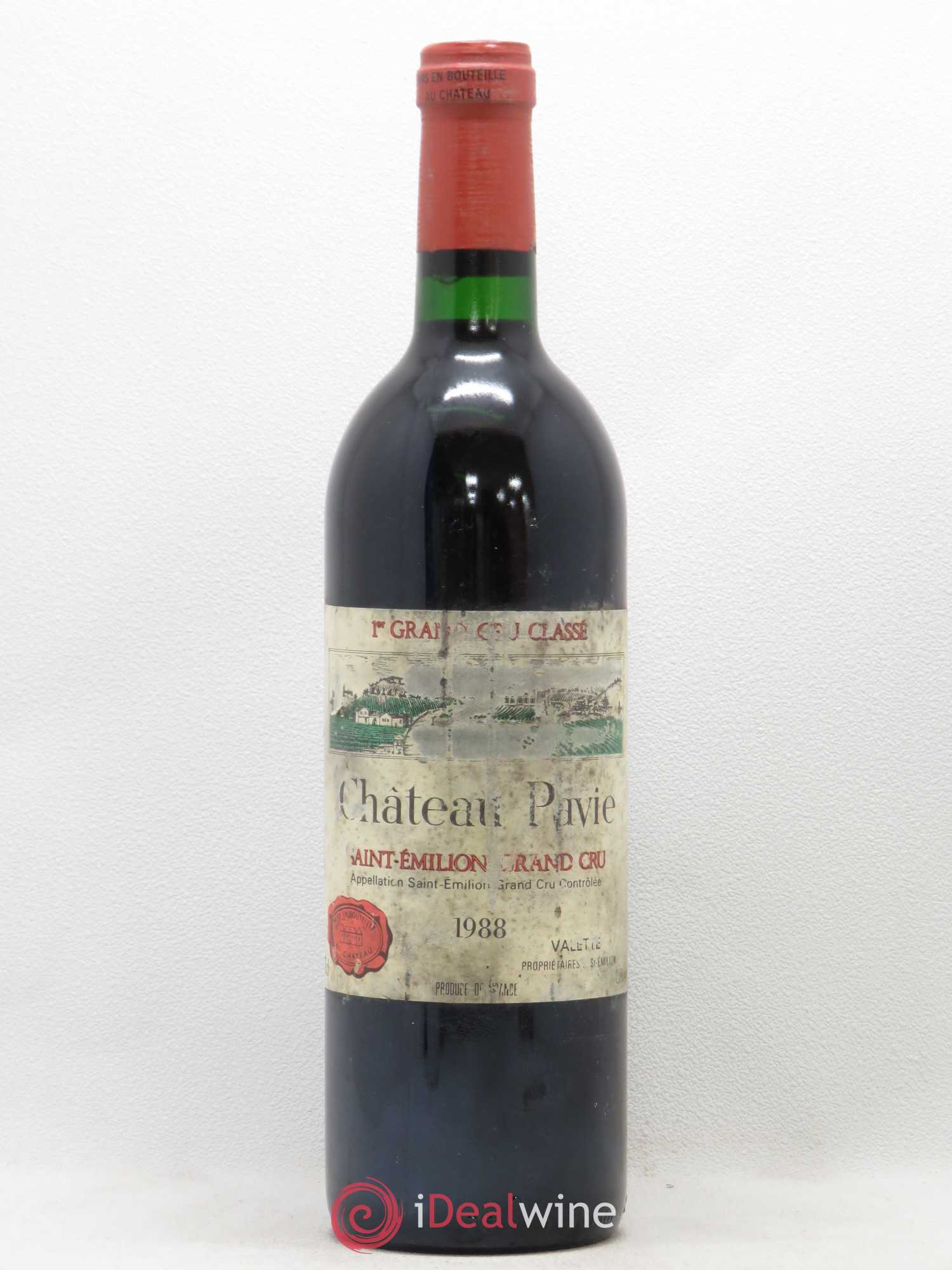 Château Pavie 1er Grand Cru Classé A 1988 - Lot de 1 bouteille - 0
