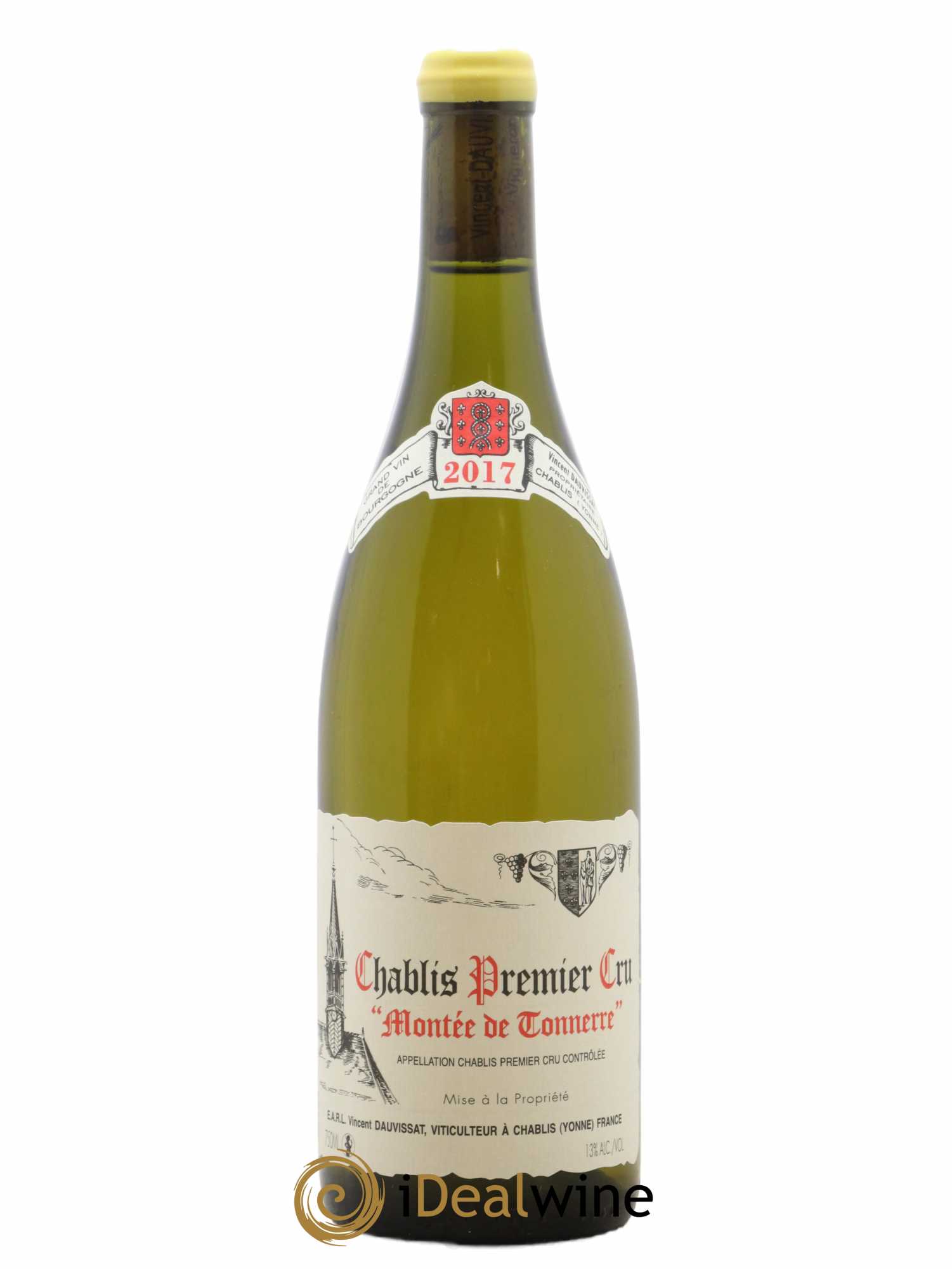 Chablis 1er Cru Montée de Tonnerre Vincent Dauvissat (Domaine) 2017 - Lot de 1 bouteille - 0