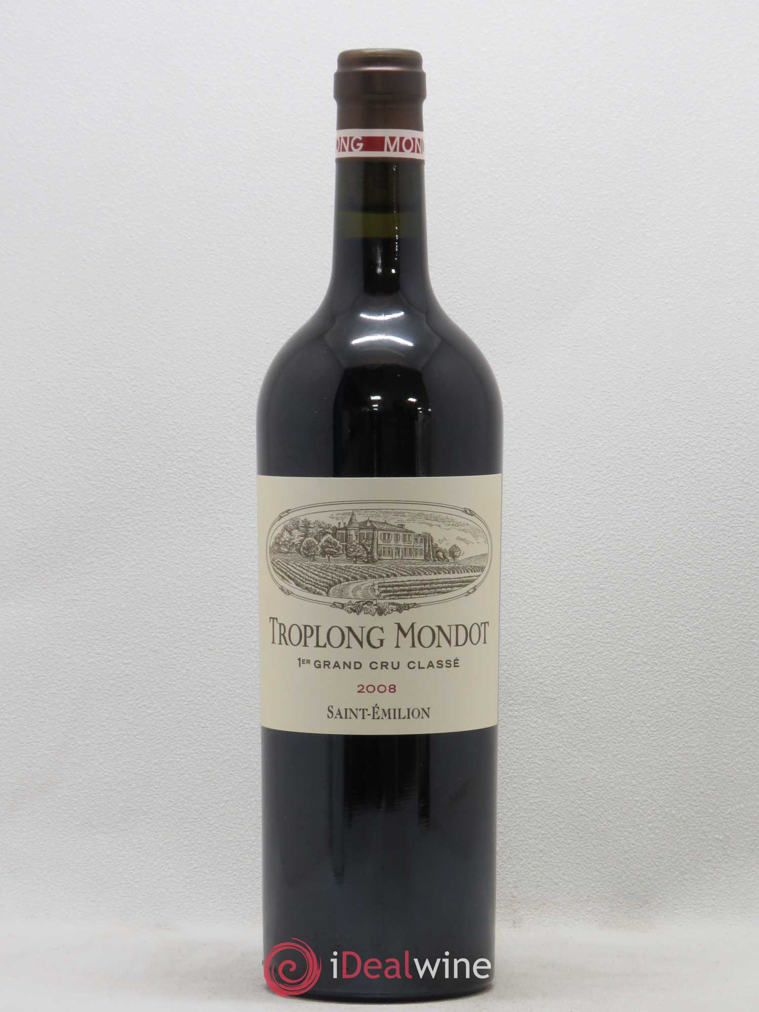 Château Troplong Mondot 1er Grand Cru Classé B 2008 - Lot de 1 bouteille - 0