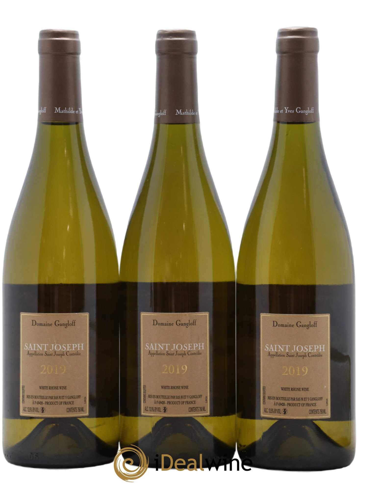 Saint-Joseph Gangloff (Domaine) 2019 - Lot de 3 bouteilles - 1