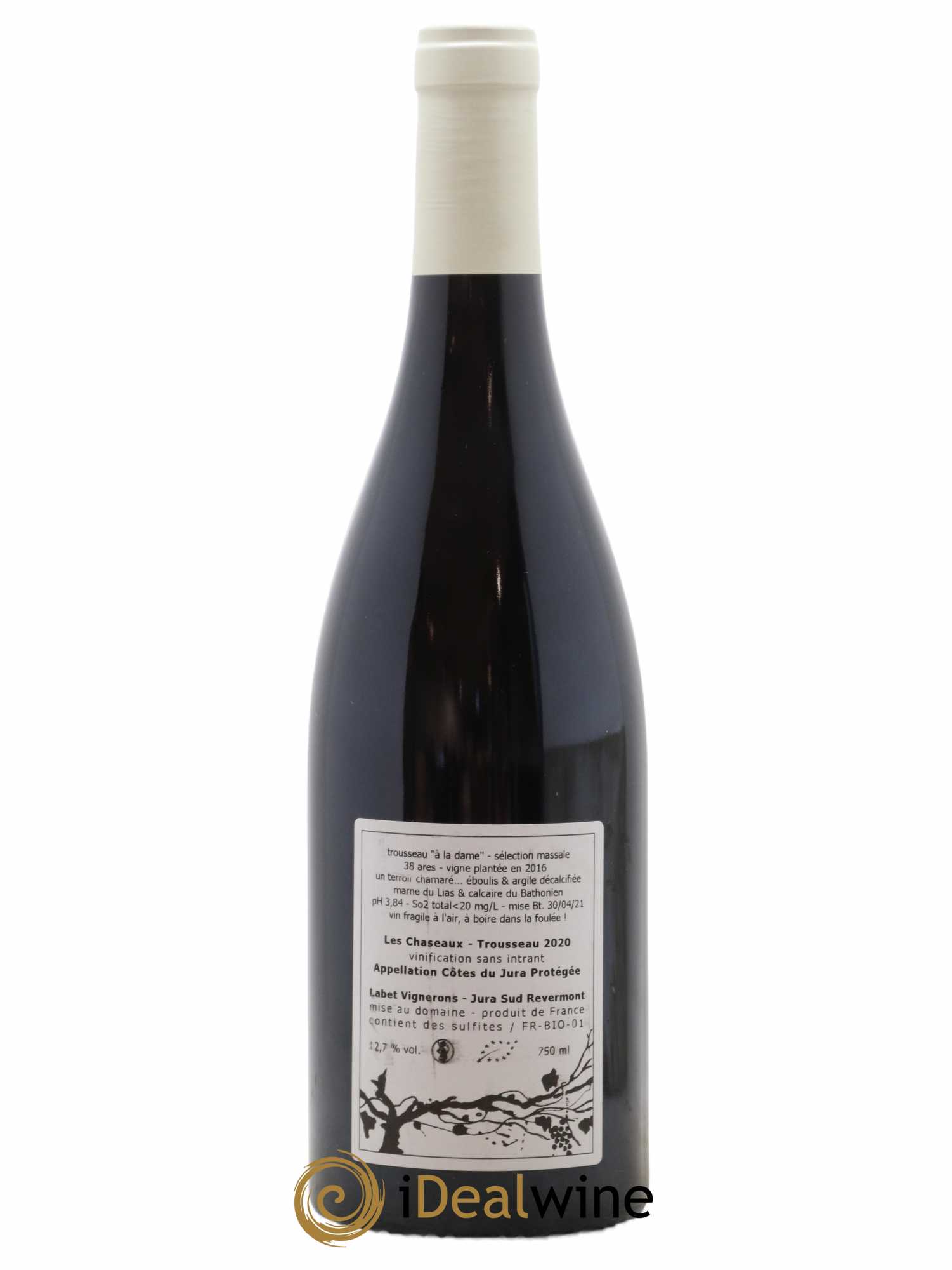 Côtes du Jura Les Chaseaux Romain - Julien - Charline Labet 2020 - Lot of 1 bottle - 1