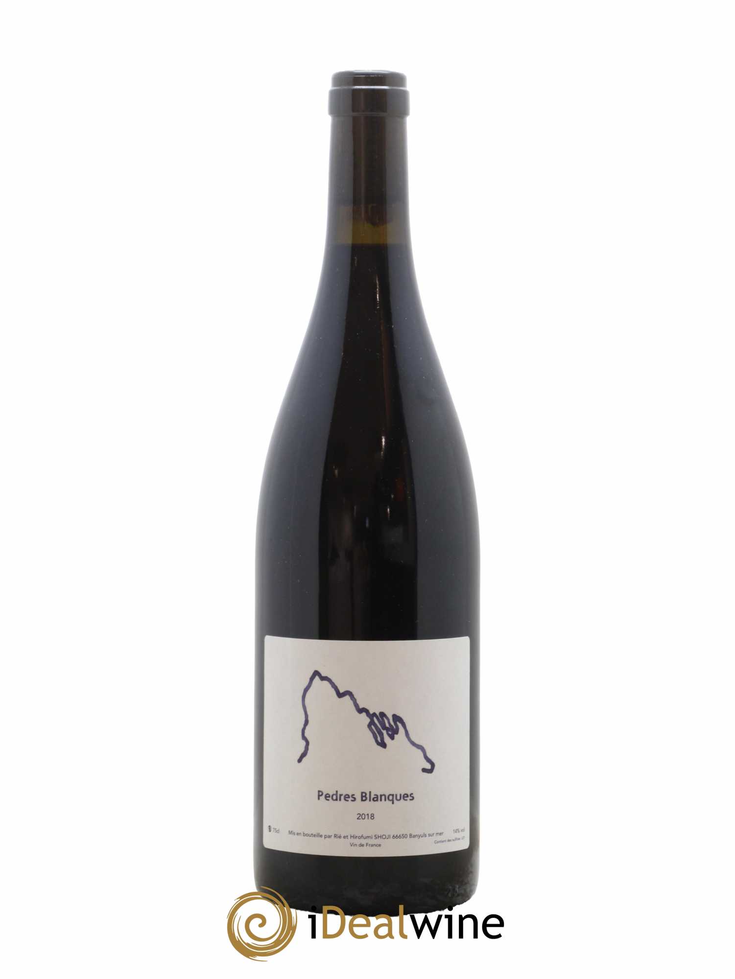 Vin de France Pedres Blanques Rié et Hirofumi Shoji 2018 - Lot de 1 bouteille - 0