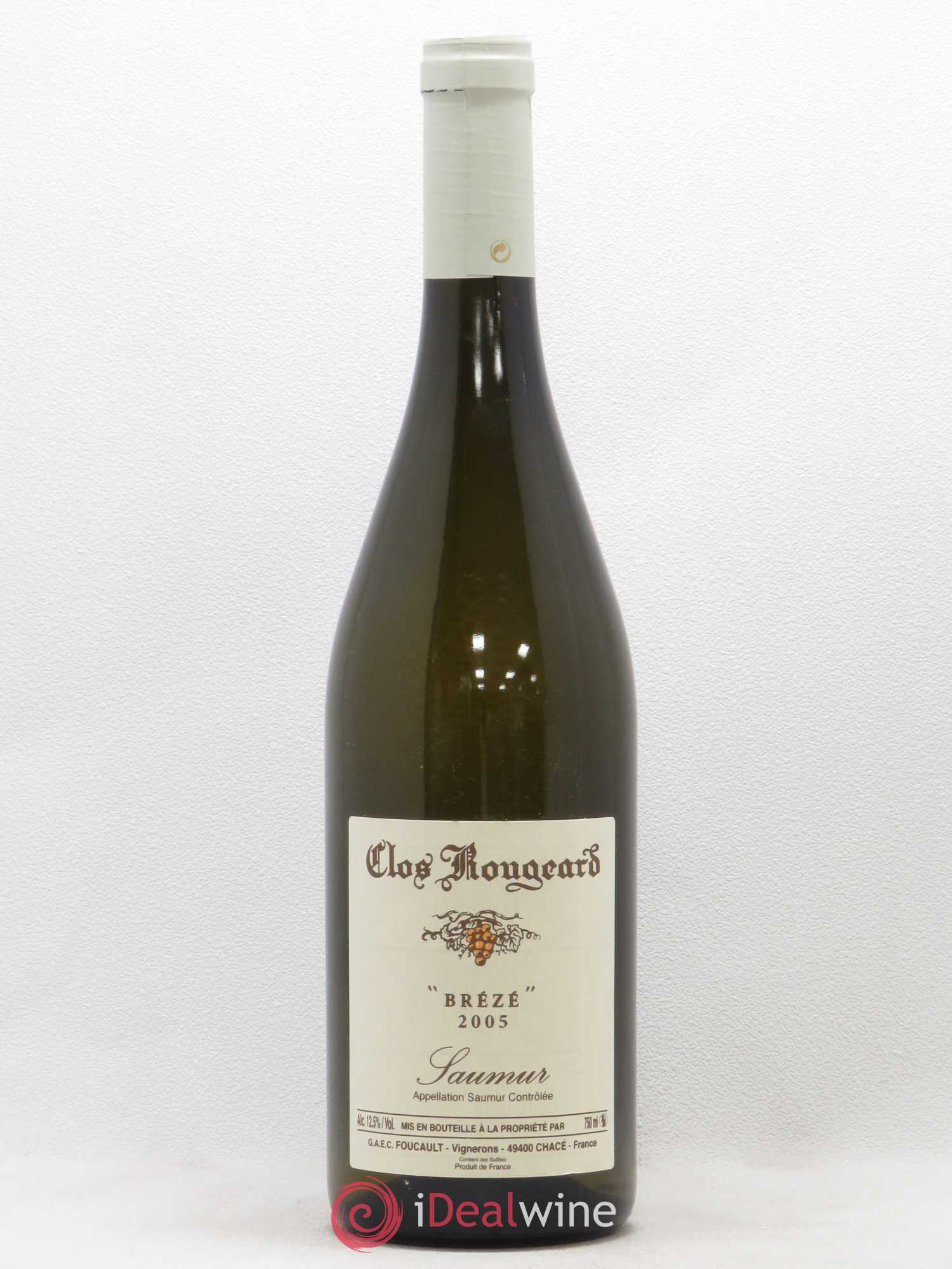 Saumur Brézé Clos Rougeard 2005 - Lot de 1 bouteille - 0
