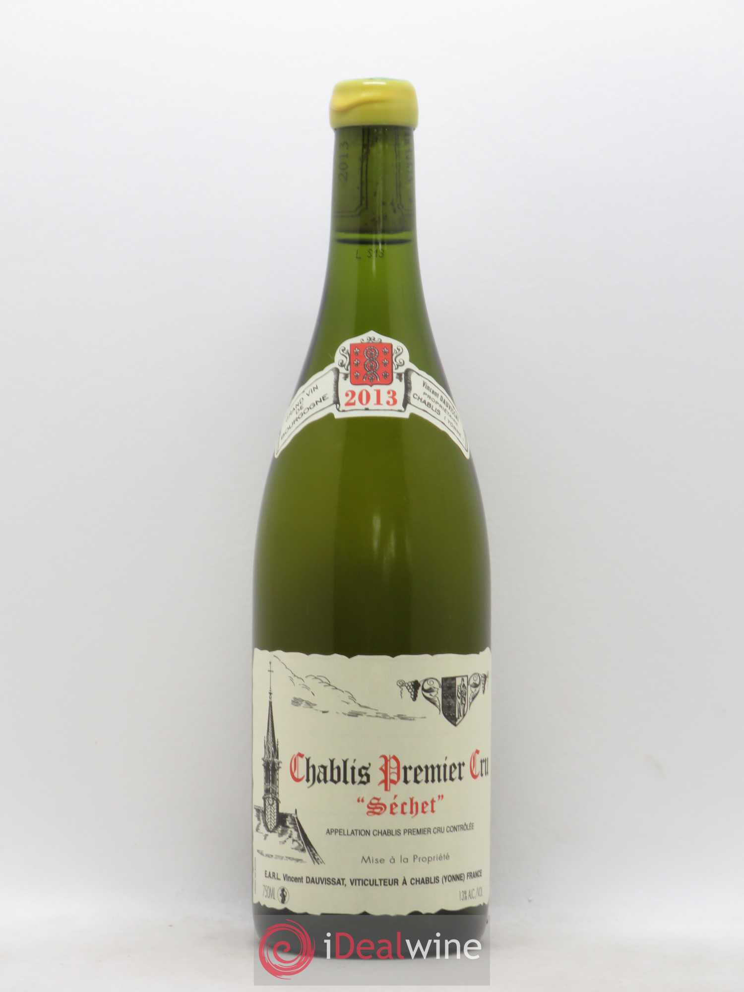 Chablis 1er Cru Séchet Vincent Dauvissat (Domaine) 2013 - Lot de 1 bouteille - 0