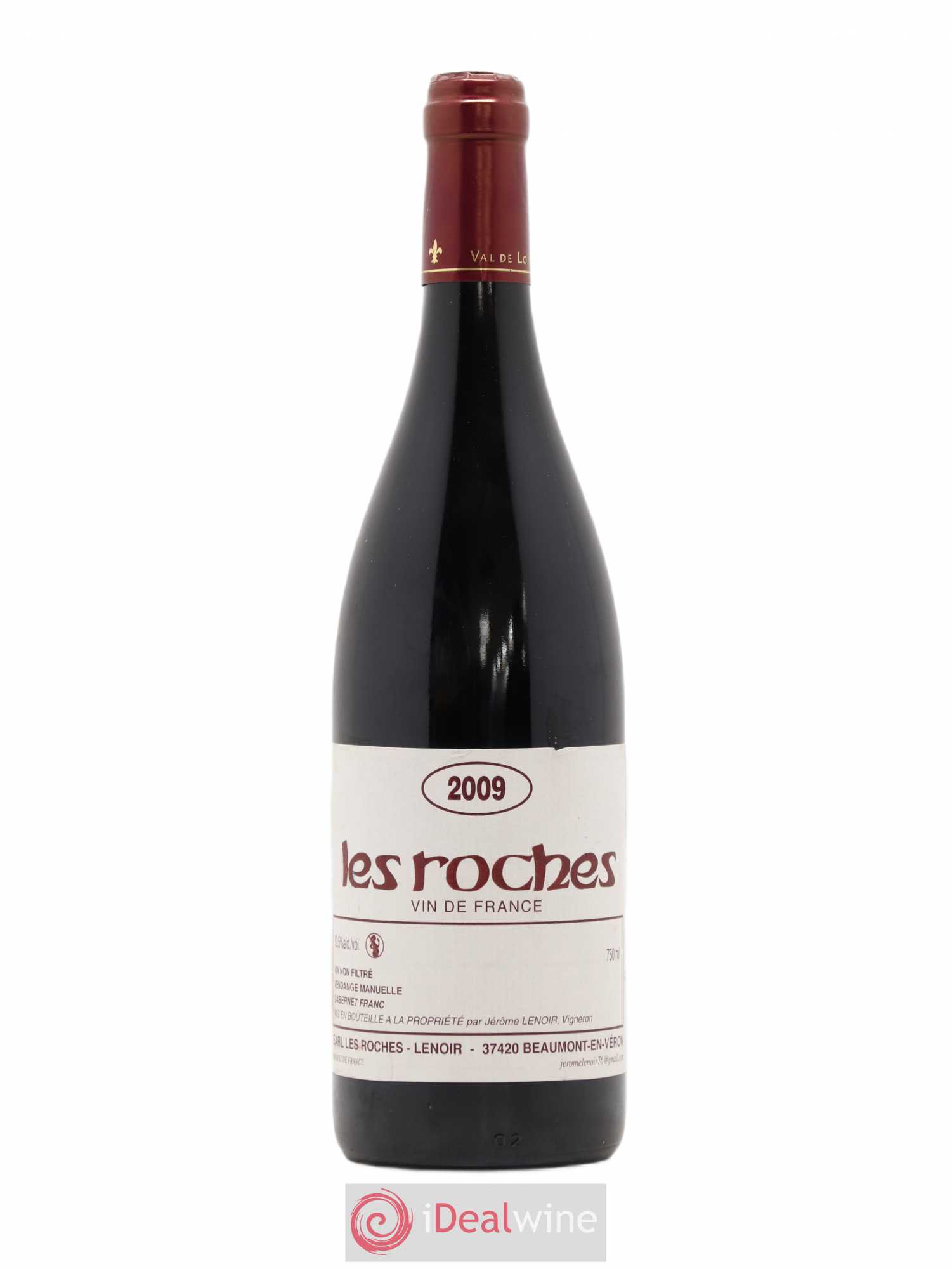 Vin de France Les Roches Lenoir (Domaine) 2009 - Lot de 1 bouteille - 0