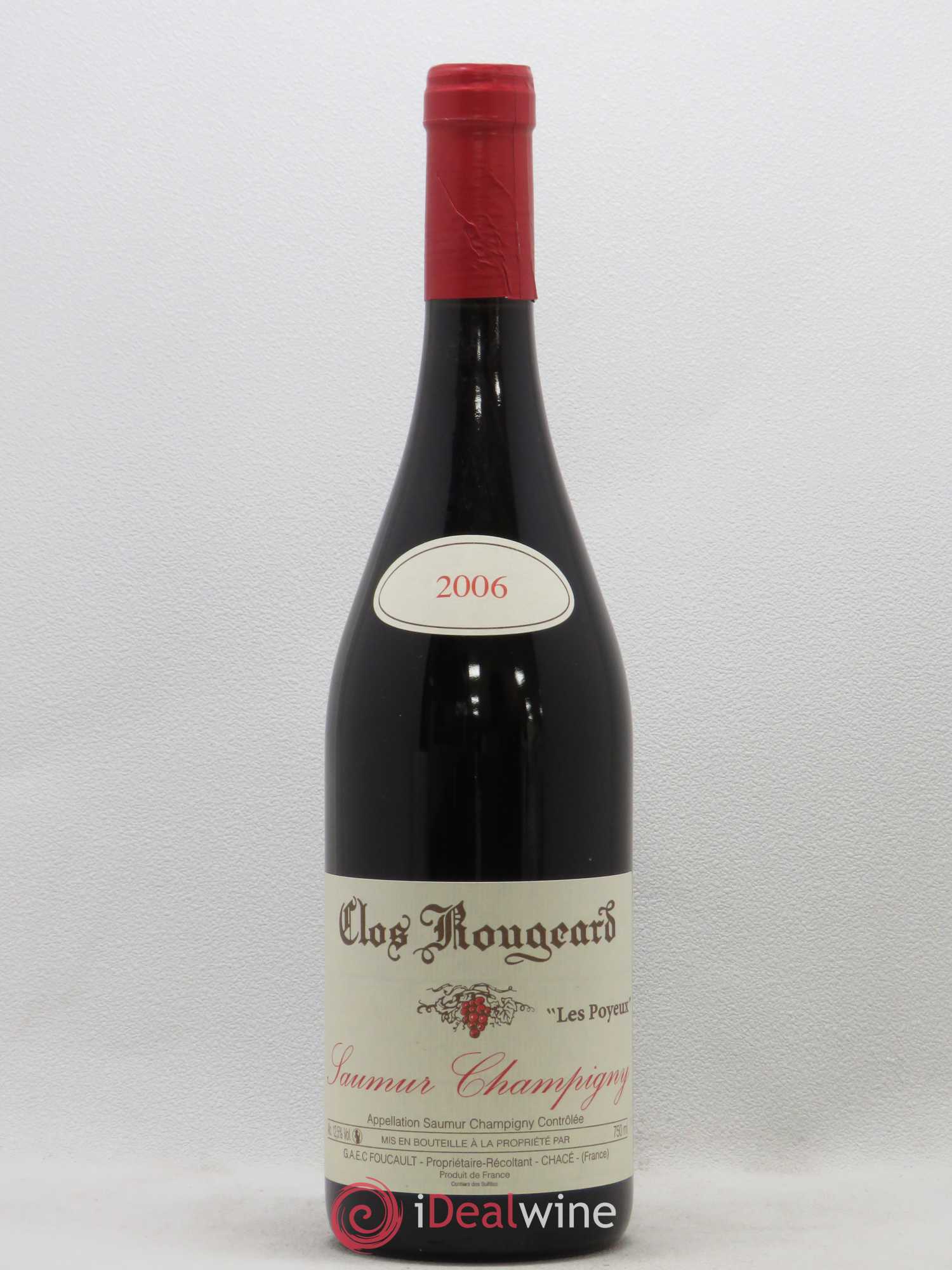 Saumur-Champigny Les Poyeux Clos Rougeard 2006 - Lot de 1 bouteille - 0