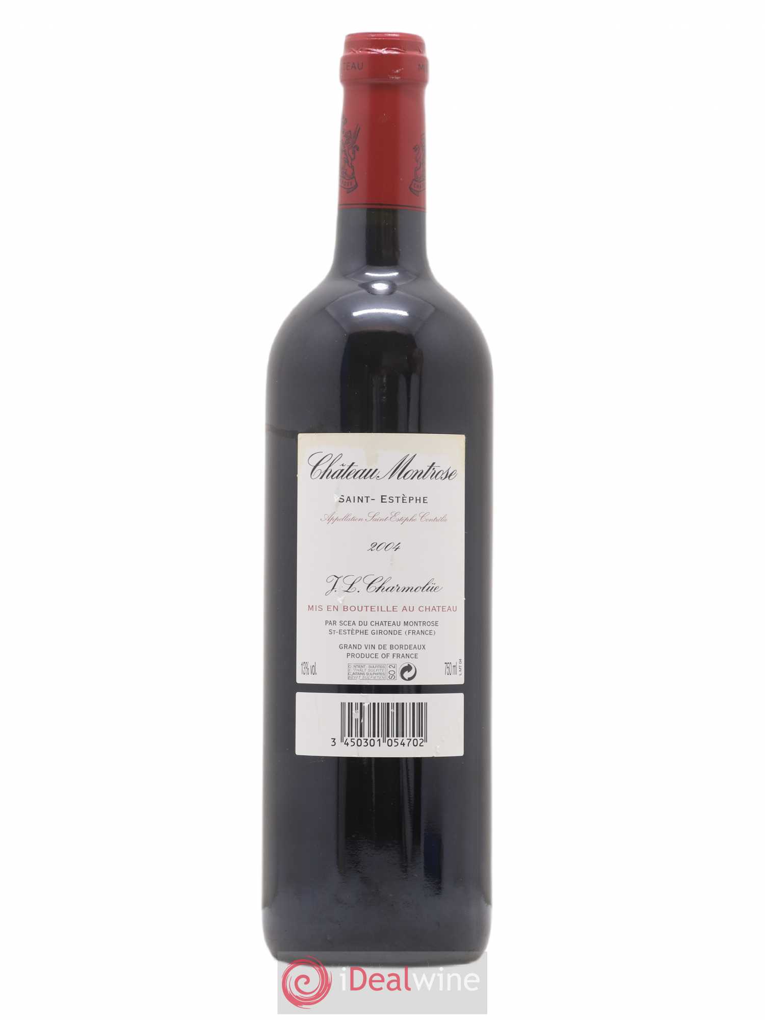 Château Montrose 2ème Grand Cru Classé 2004 - Lot de 1 bouteille - 1