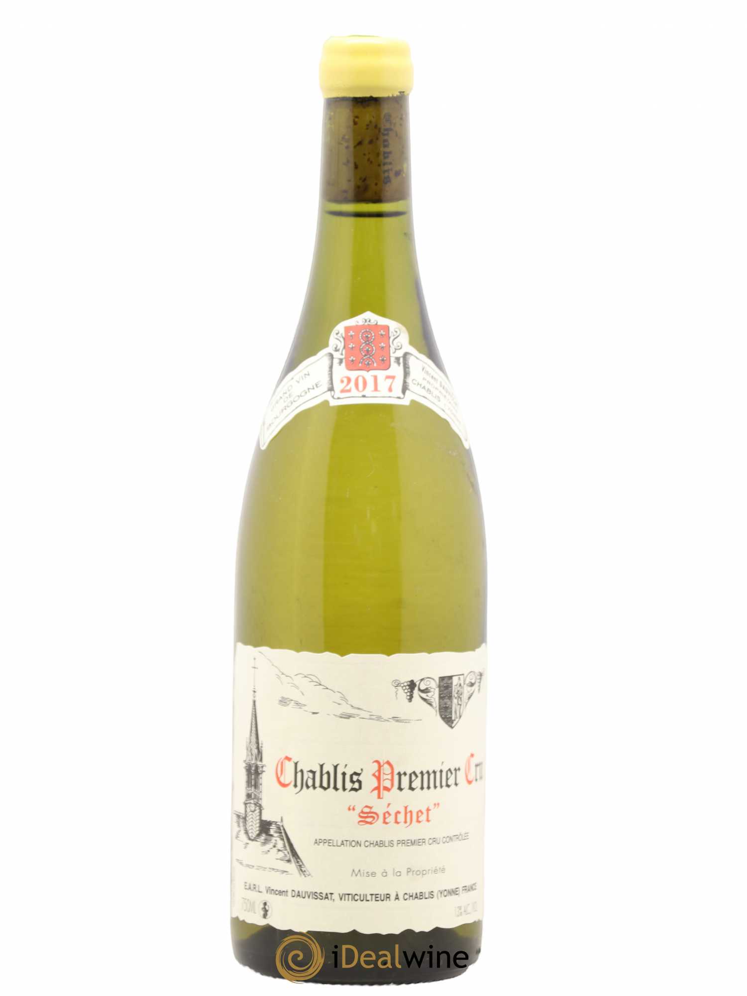 Chablis 1er Cru Séchet Vincent Dauvissat (Domaine) 2017 - Posten von 1 Flasche - 0