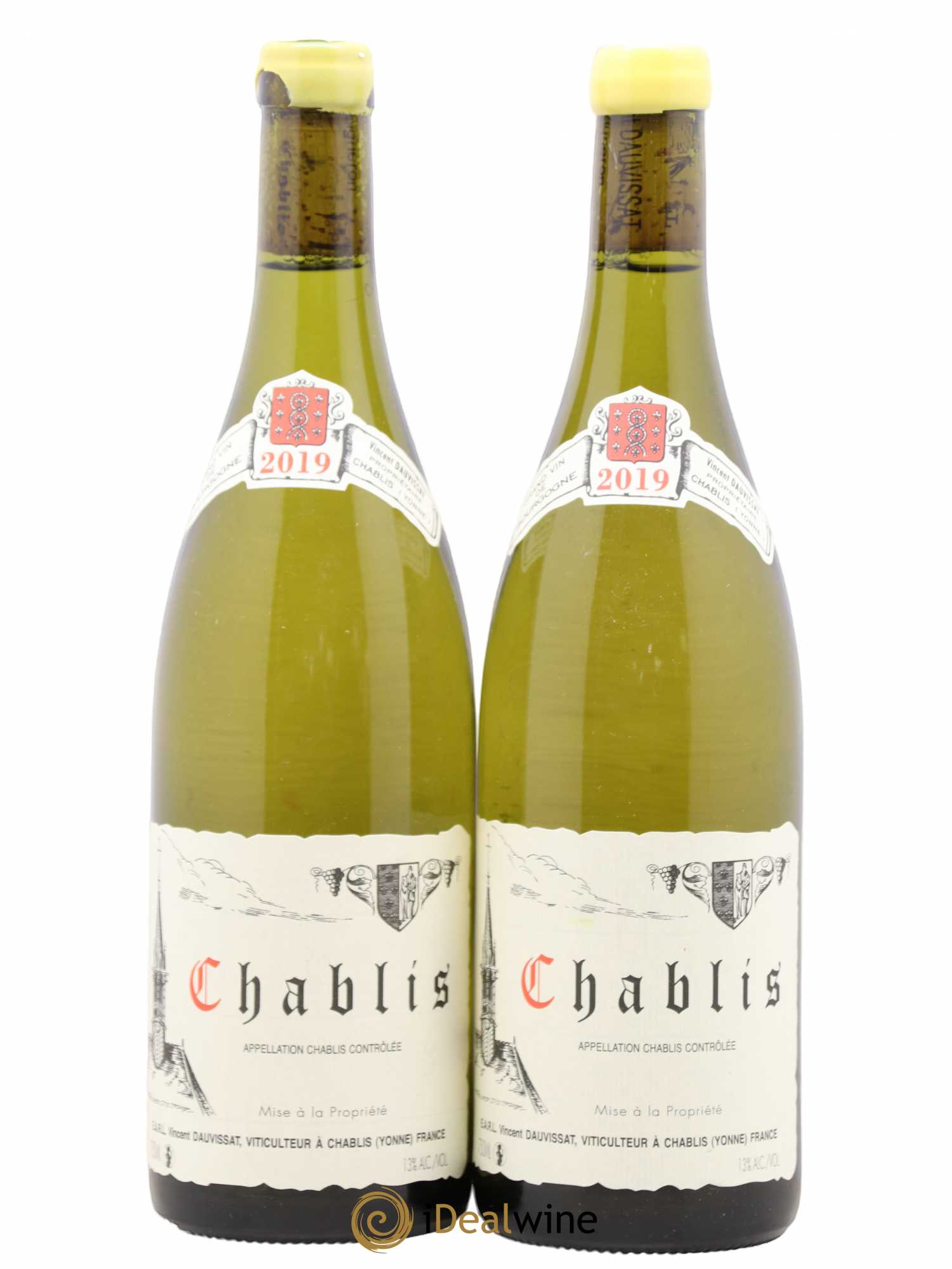 Chablis Vincent Dauvissat (Domaine) 2019 - Lot de 2 bouteilles - 0