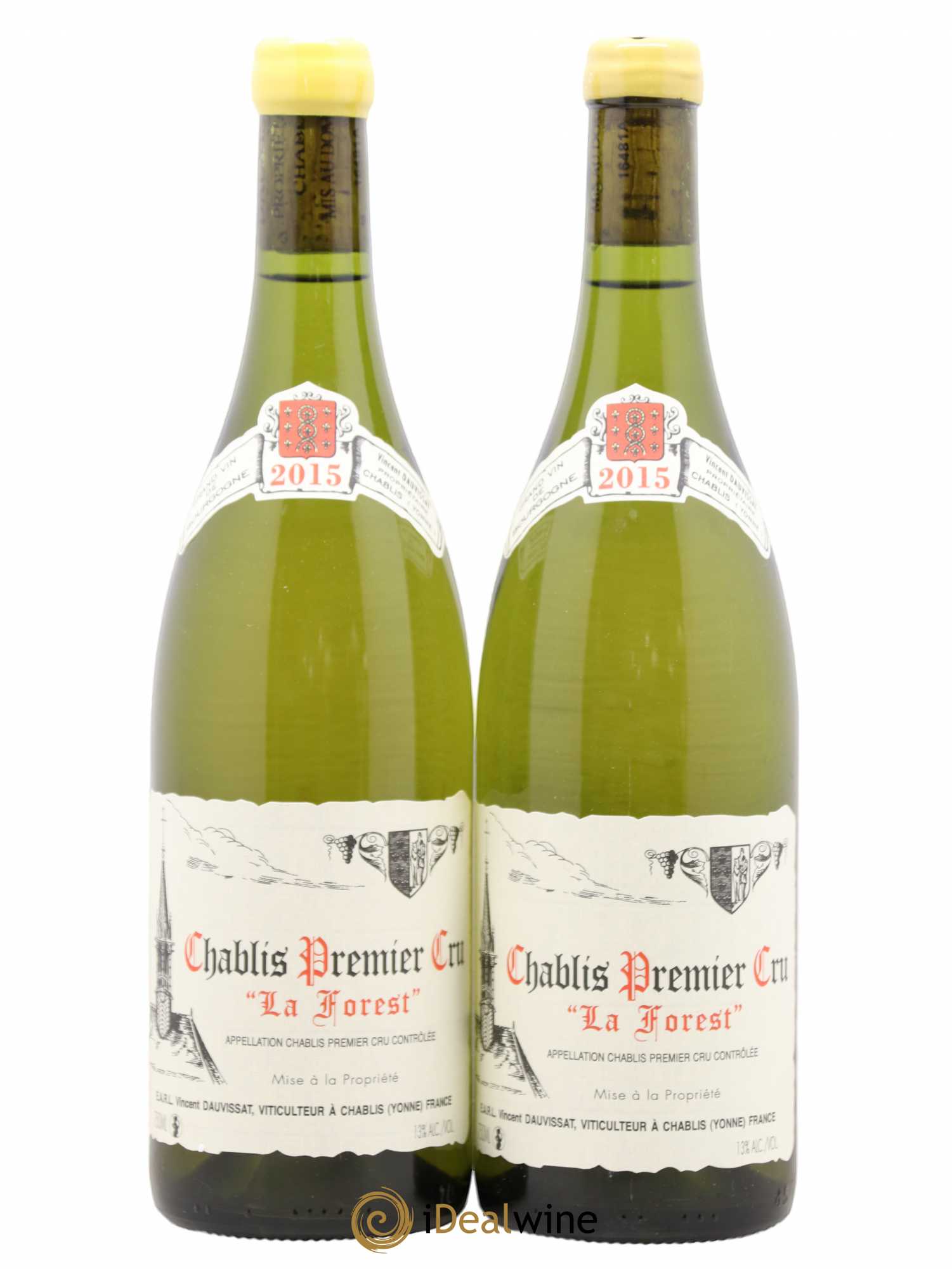 Chablis 1er Cru La Forest Vincent Dauvissat (Domaine) 2015 - Lot de 2 bouteilles - 0