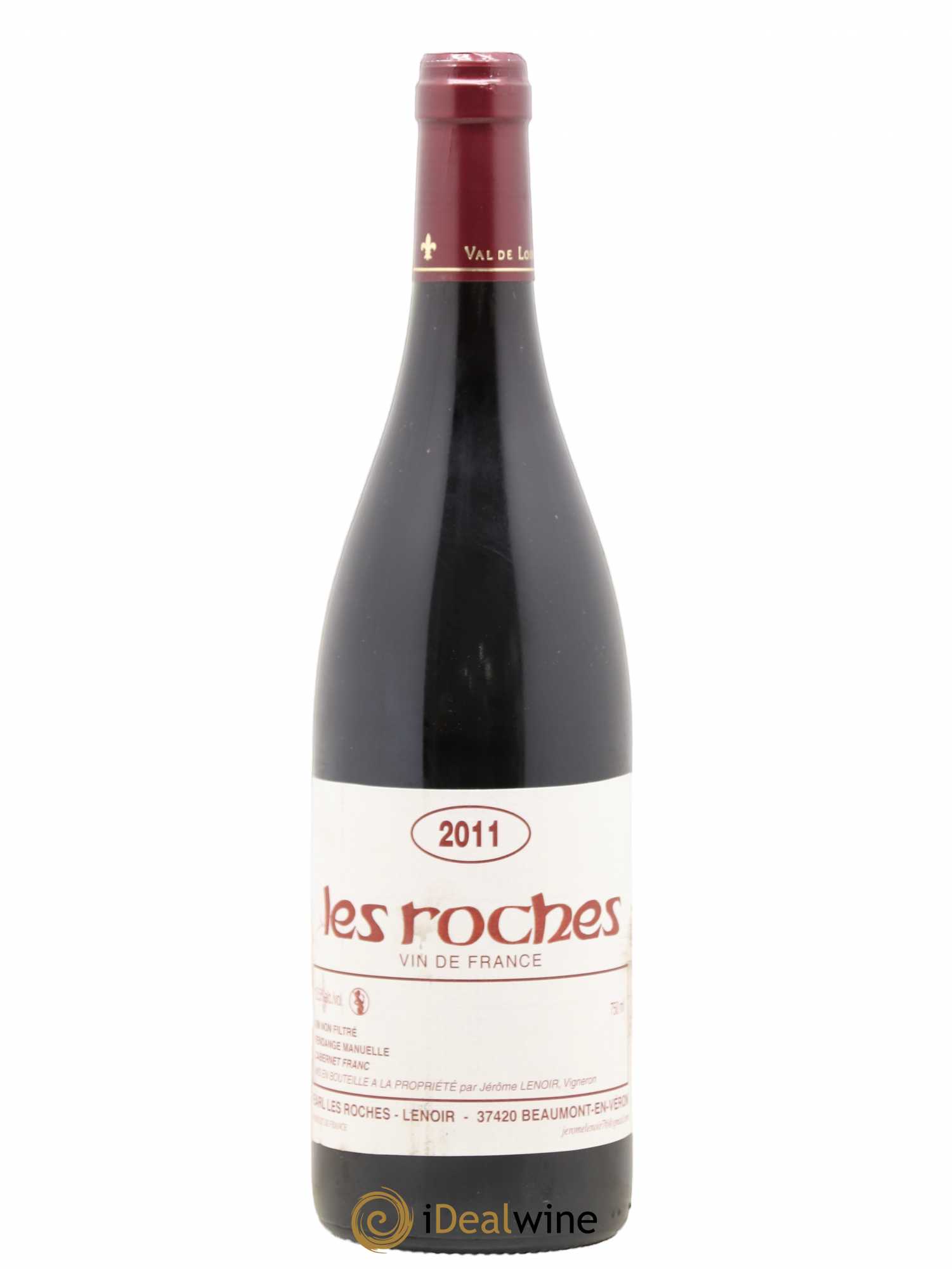 Vin de France Les Roches Lenoir (Domaine) 2011 - Lot de 1 bouteille - 0