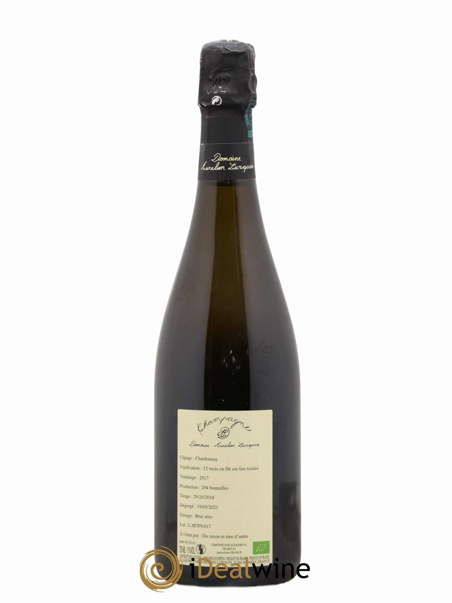 Chardonnay Aurélien Lurquin 2018 - Posten von 1 Flasche - 1