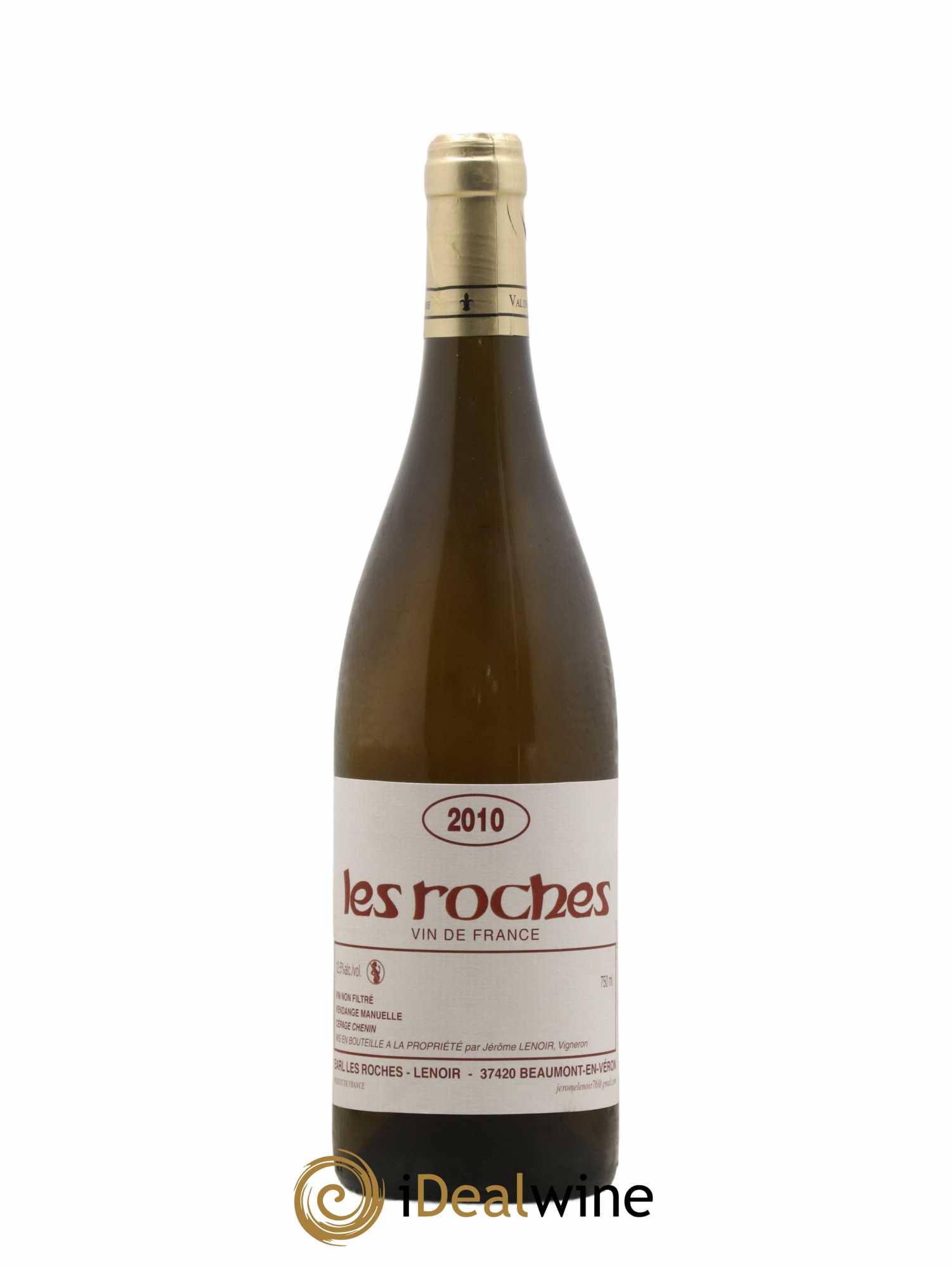 Vin de France Les Roches Lenoir (Domaine) 2010 - Lot de 1 bouteille - 0