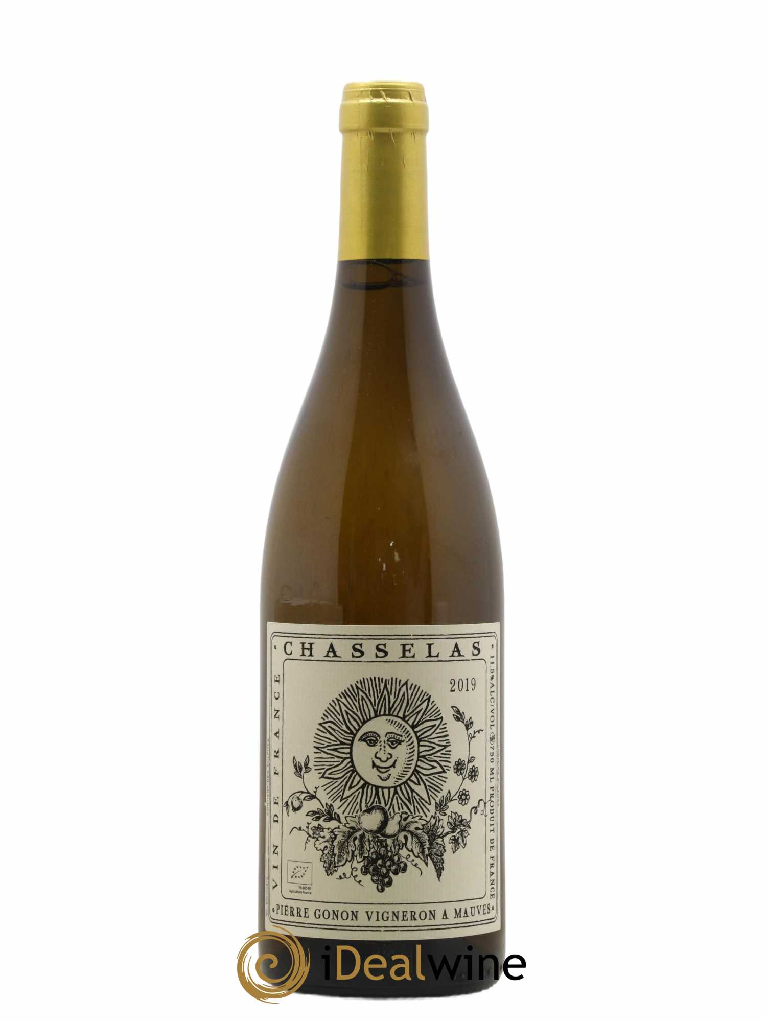 Vin de France Chasselas Gonon (Domaine) 2019 - Lot de 1 bouteille - 0