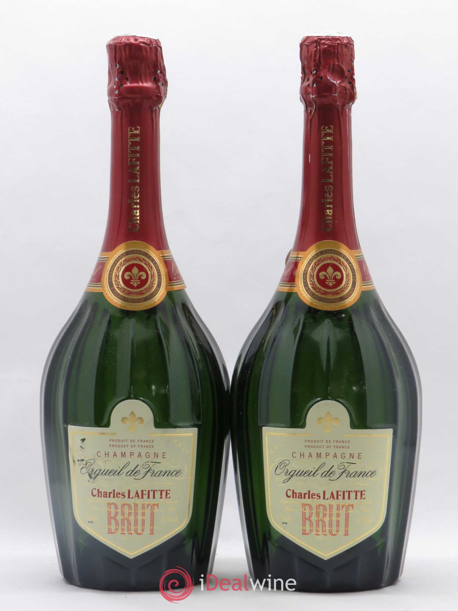 Champagne Orgueil de France Charles Lafite - Posten von 2 Flaschen - 0