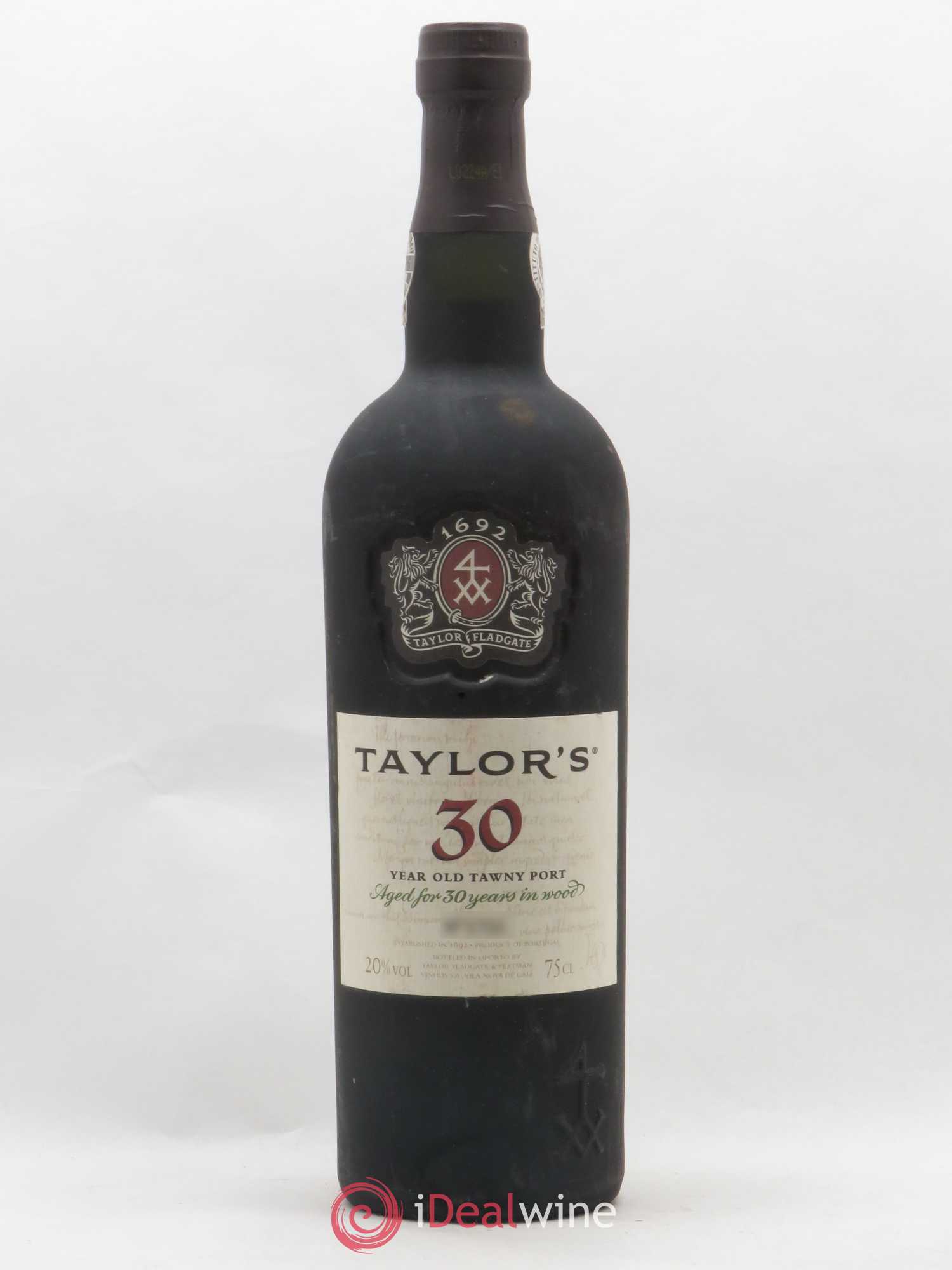 Porto Tawny Taylor 30 Year Old - Lot of 1 bottle - 0