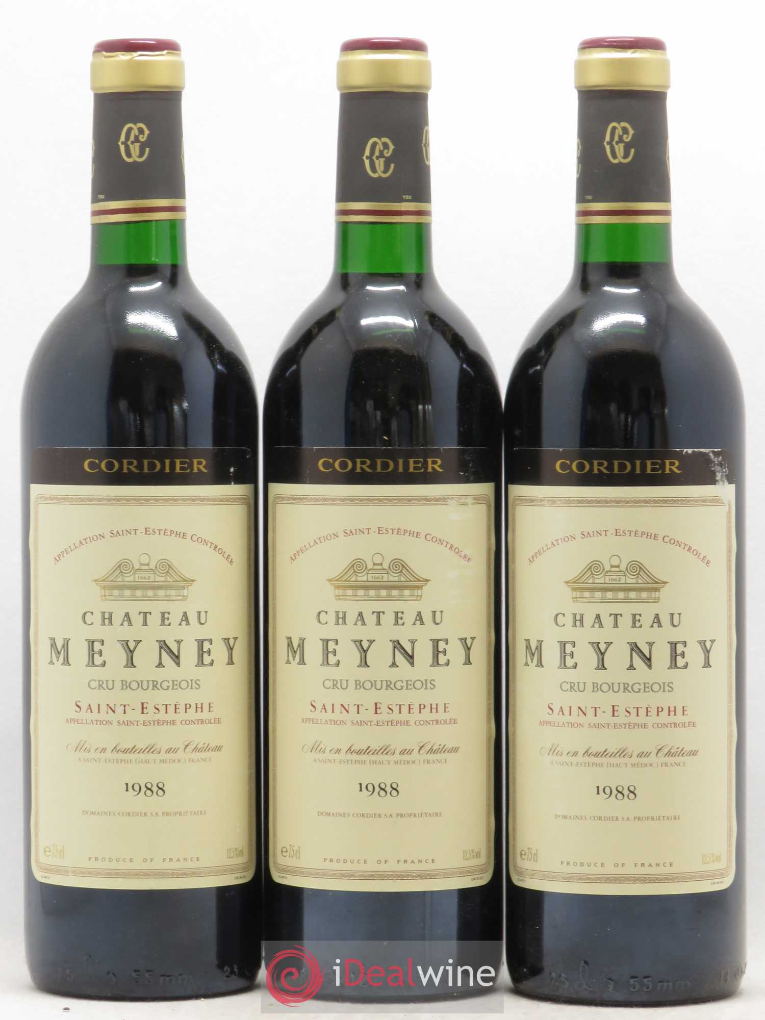 Château Meyney 1988 - Lot de 6 bouteilles - 1