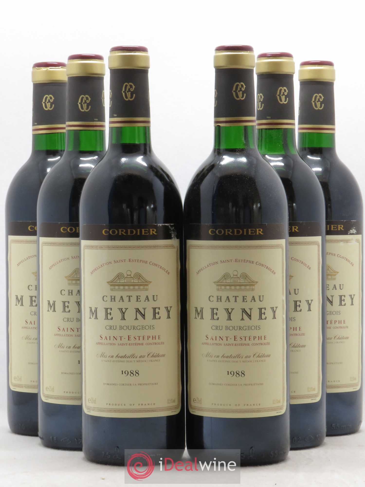 Château Meyney 1988 - Lot de 6 bouteilles - 0