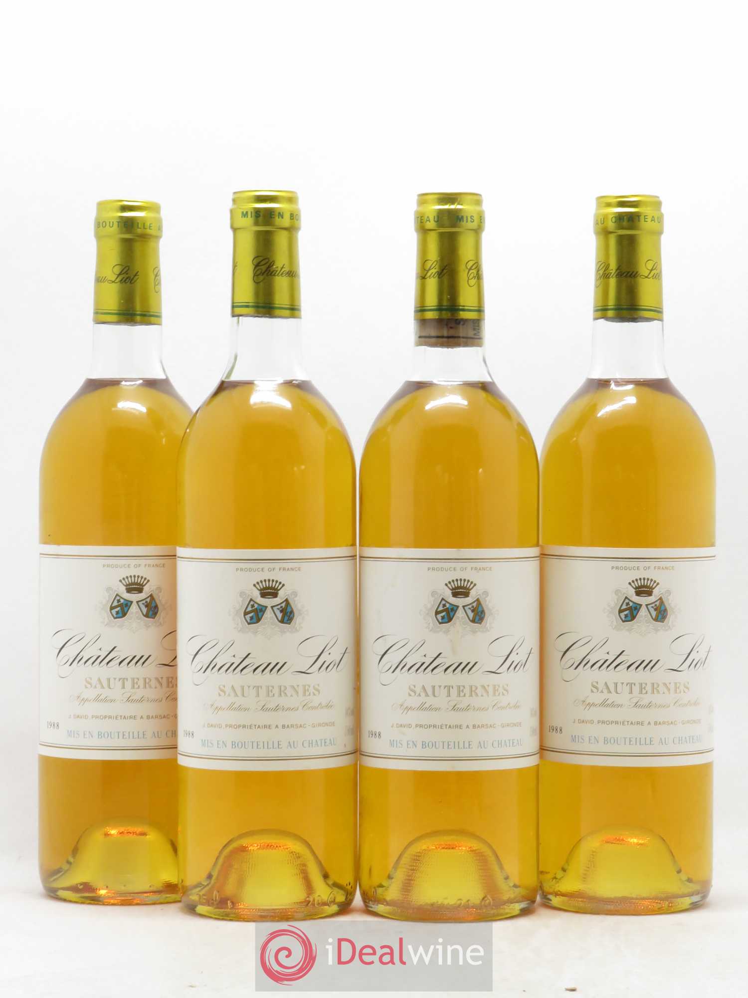 Château Liot 1988 - Lotto di 4 bottiglie - 0