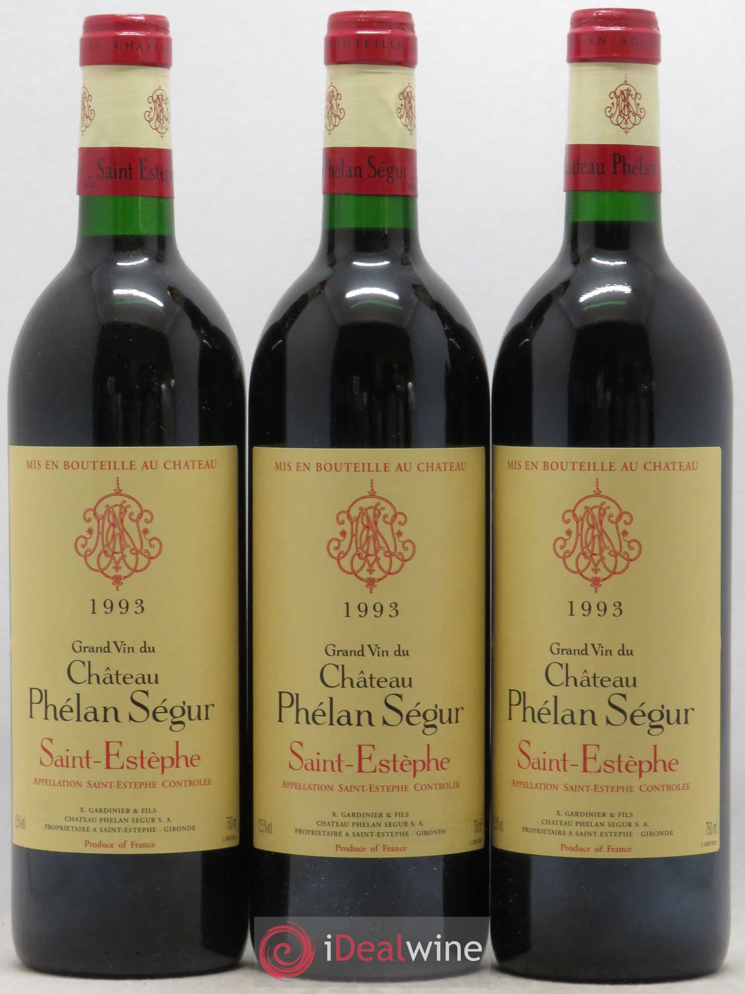 Château Phélan Ségur 1993 - Lot de 12 bouteilles - 2