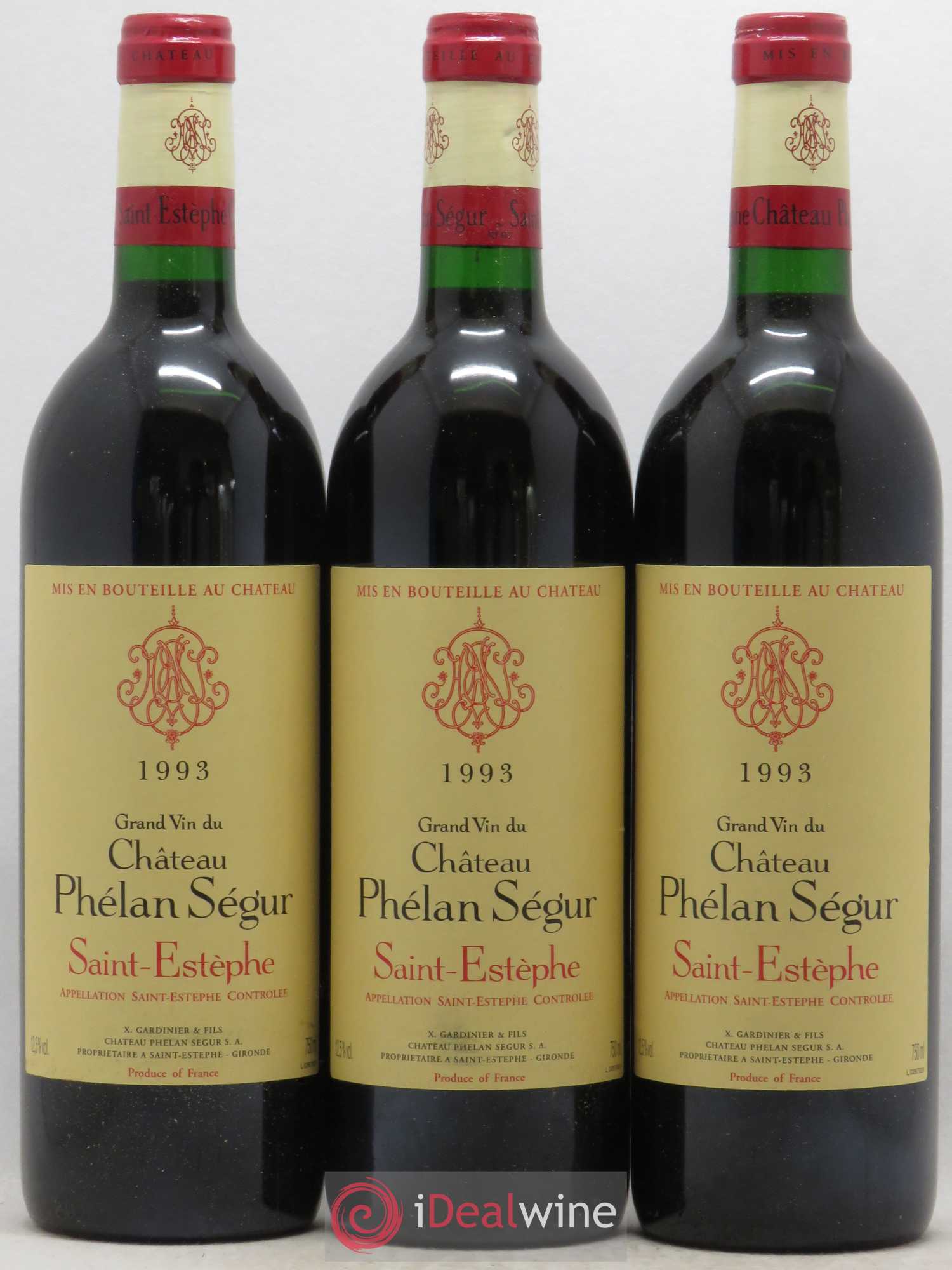 Château Phélan Ségur 1993 - Lot de 12 bouteilles - 3