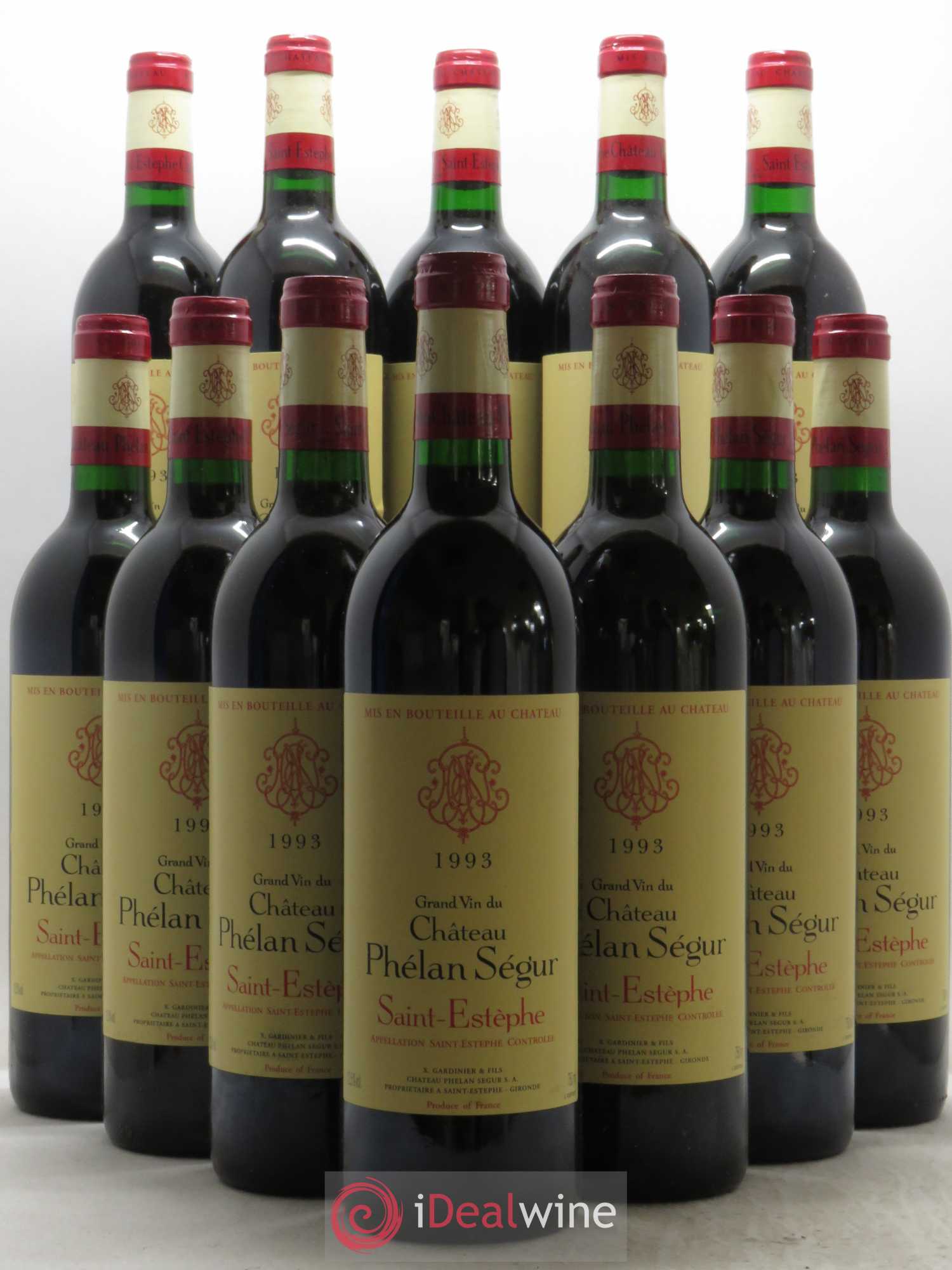 Château Phélan Ségur 1993 - Lot de 12 bouteilles - 0
