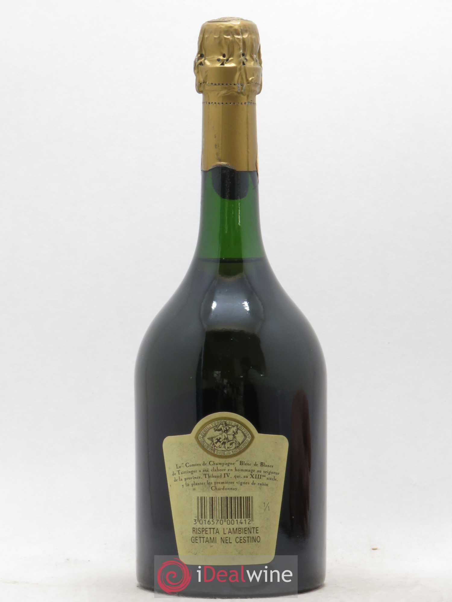 Comtes de Champagne Taittinger 1985 - Lot de 1 bouteille - 1