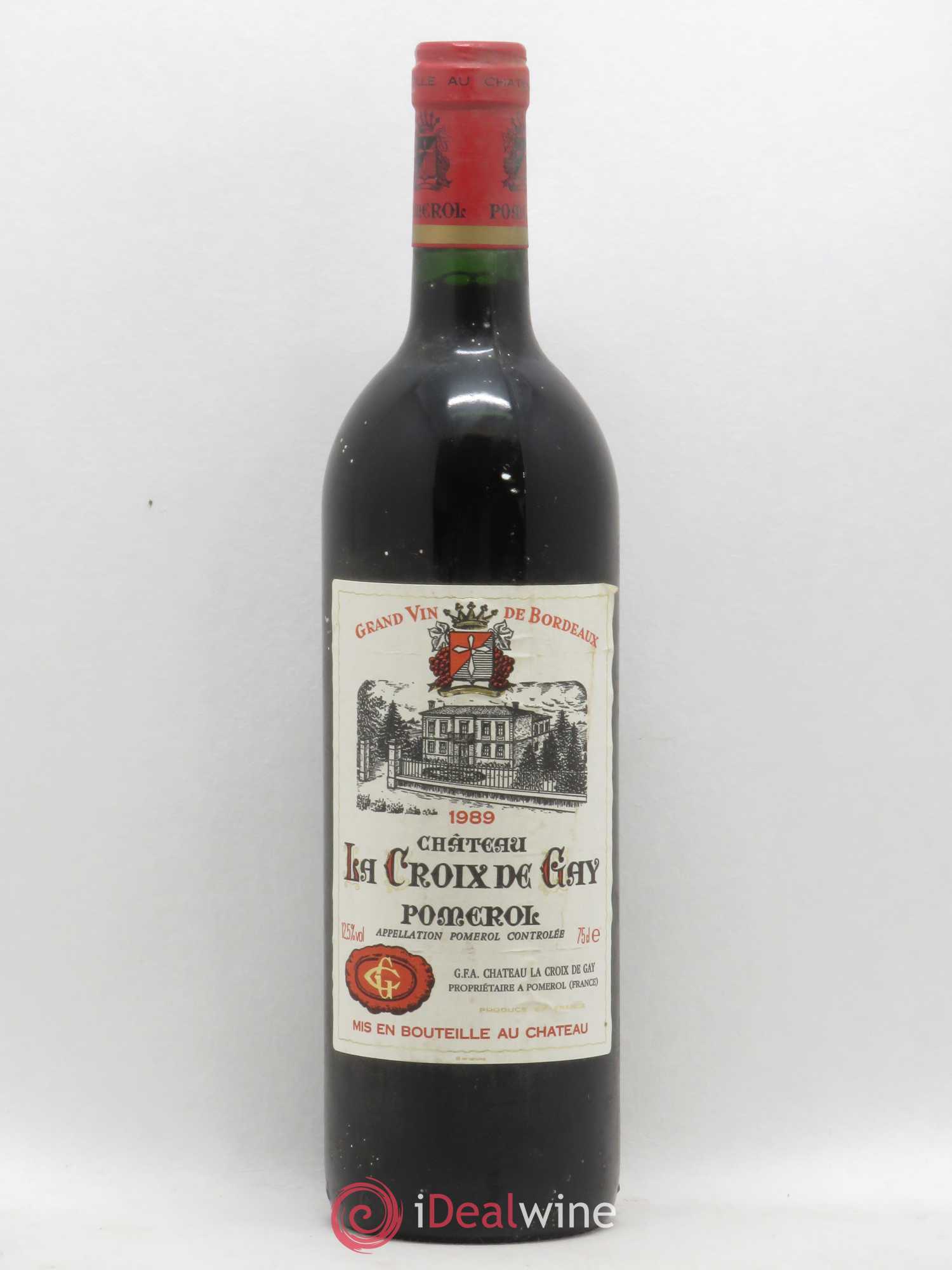 Château la Croix de Gay 1989 - Lot de 1 bouteille - 0