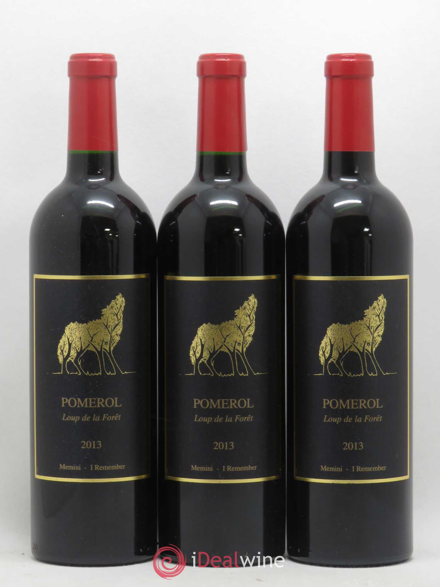 Pomerol Domaine du Loup de la Forêt 2013 - Posten von 3 Flaschen - 0