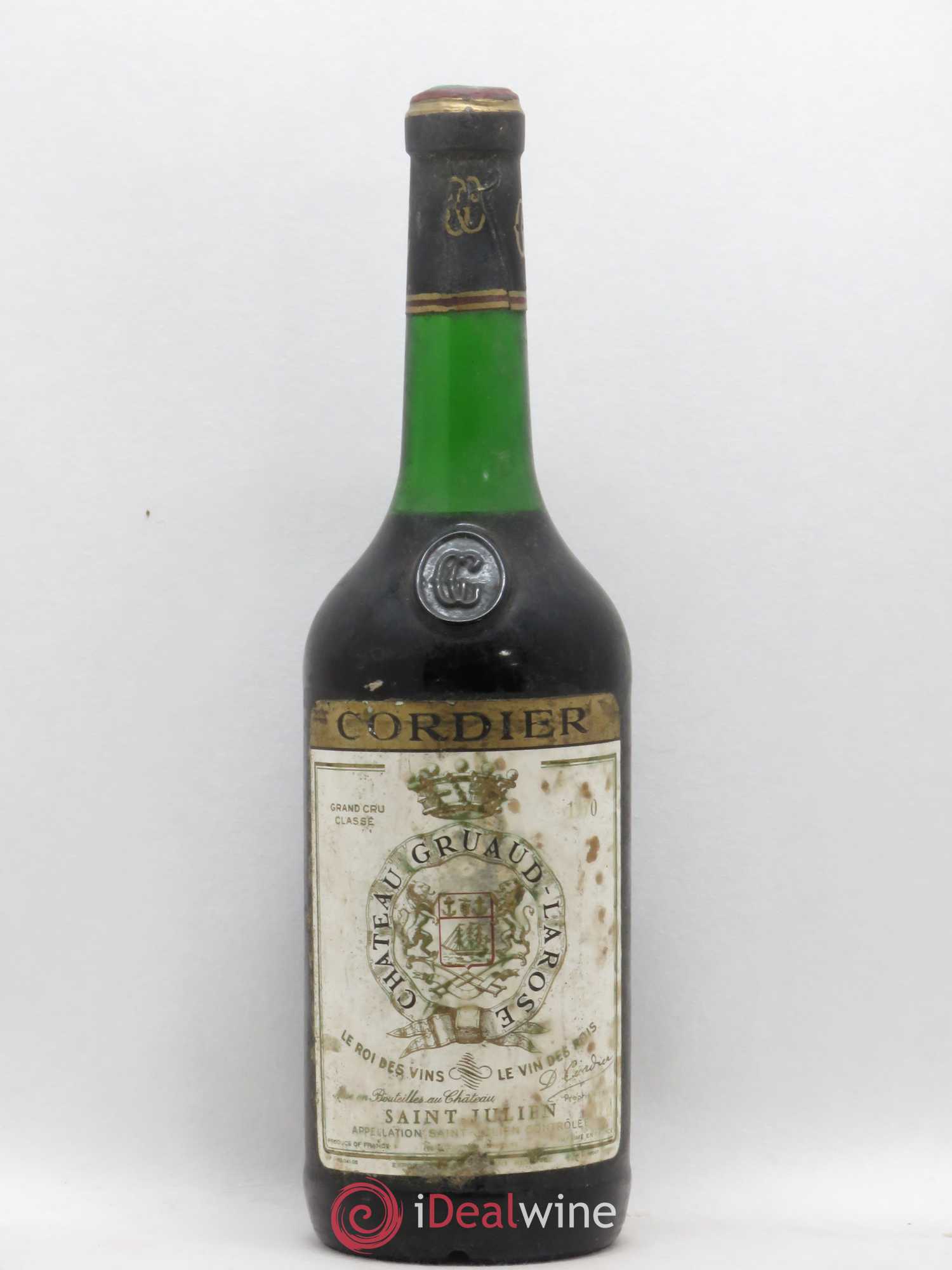 Château Gruaud Larose 2ème Grand Cru Classé 1970 - Lot de 1 bouteille - 0