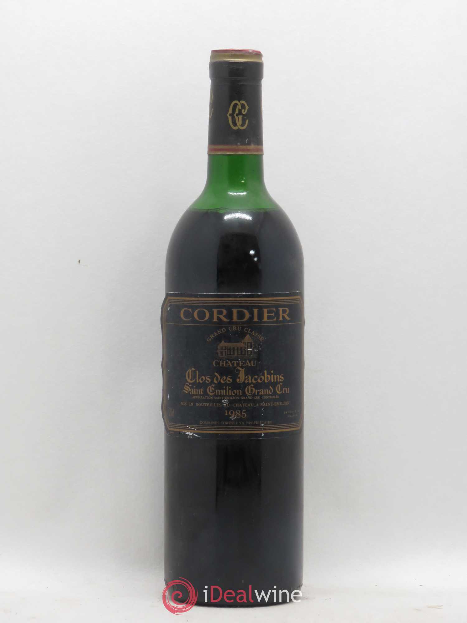 Château Clos des Jacobins Grand Cru Classé 1985 - Lot de 1 bouteille - 0