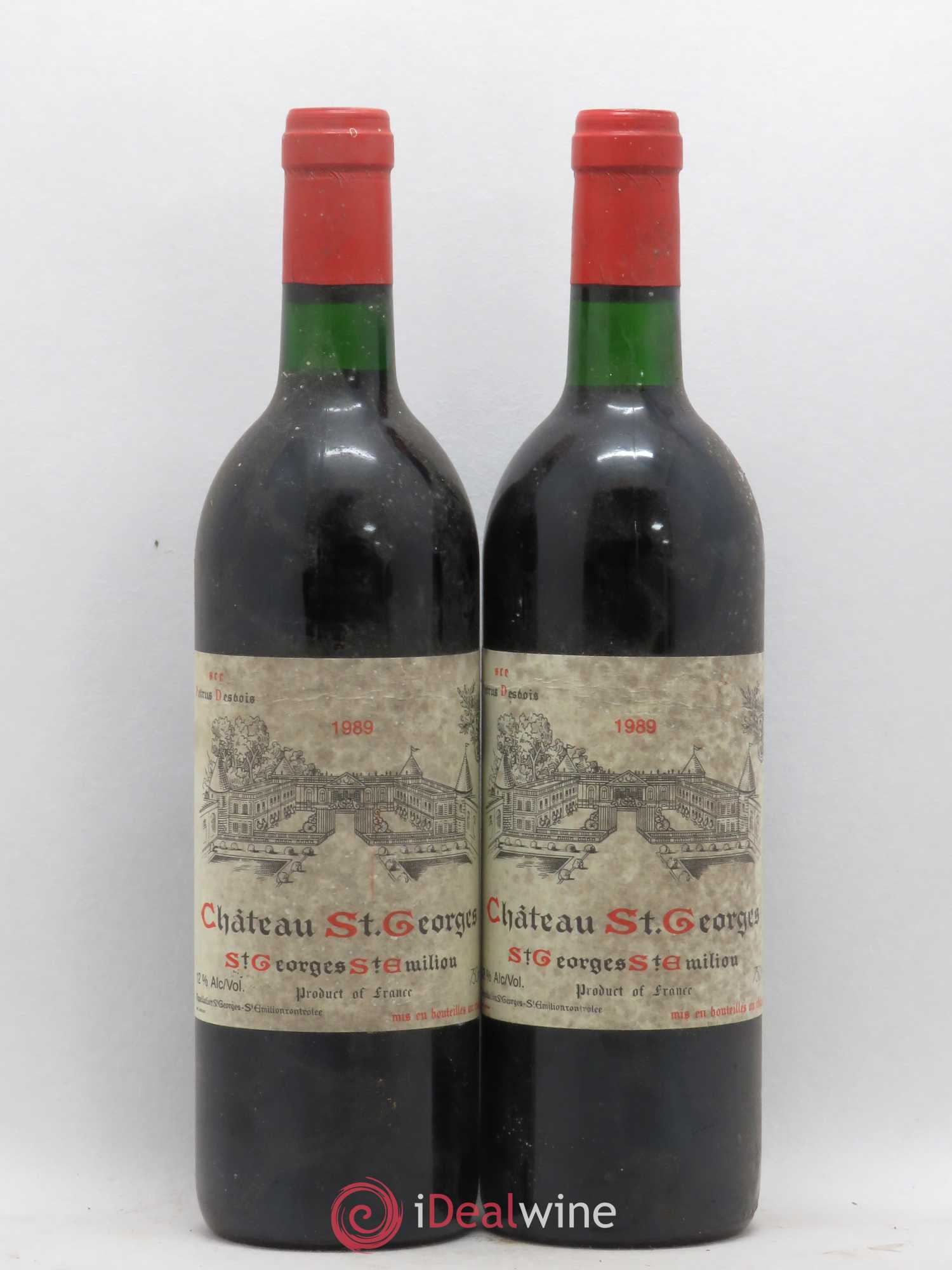 Château Saint-Georges 1989 - Lot de 2 bouteilles - 0