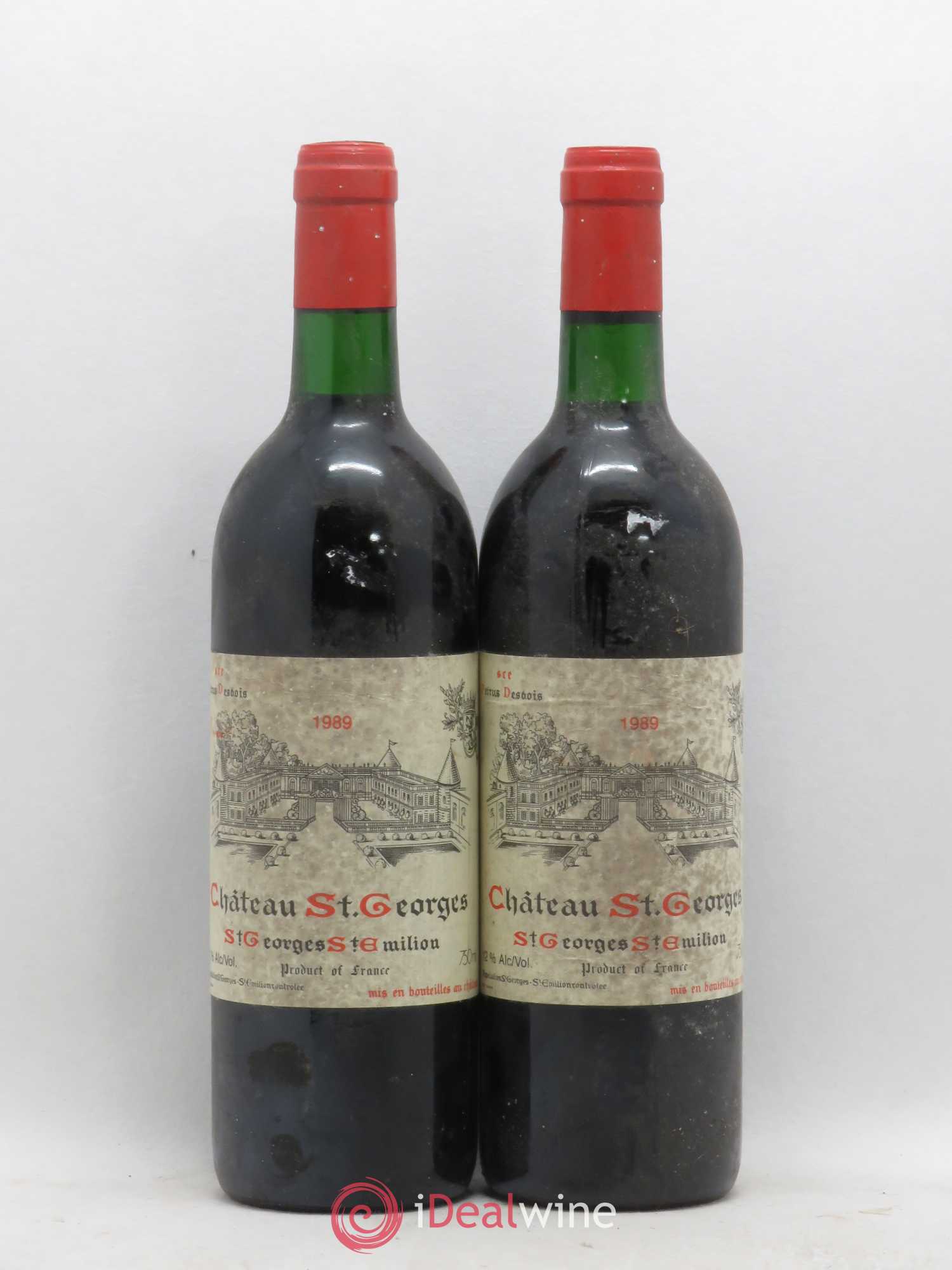 Château Saint-Georges 1989 - Lot de 2 bouteilles - 0