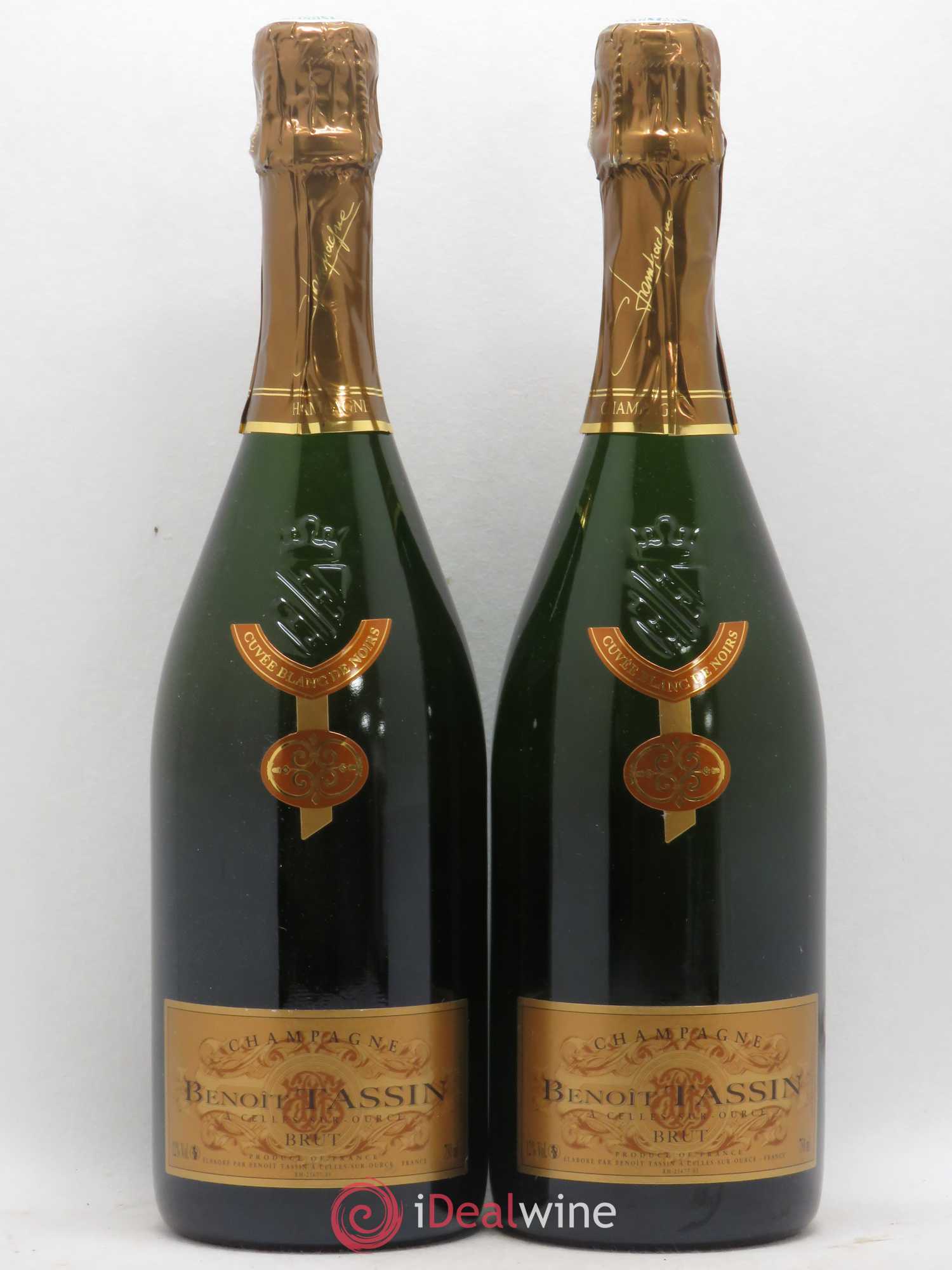 Champagne Tassin Blanc de Noirs - Posten von 2 Flaschen - 0
