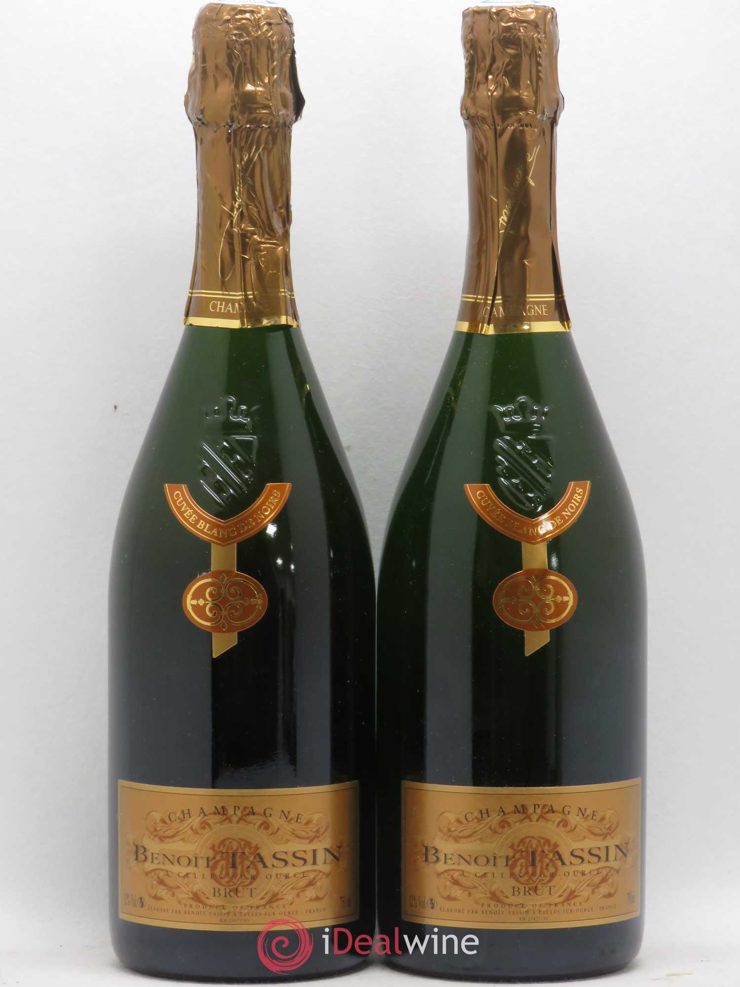 Champagne Tassin Blanc de Noirs - Posten von 2 Flaschen - 0