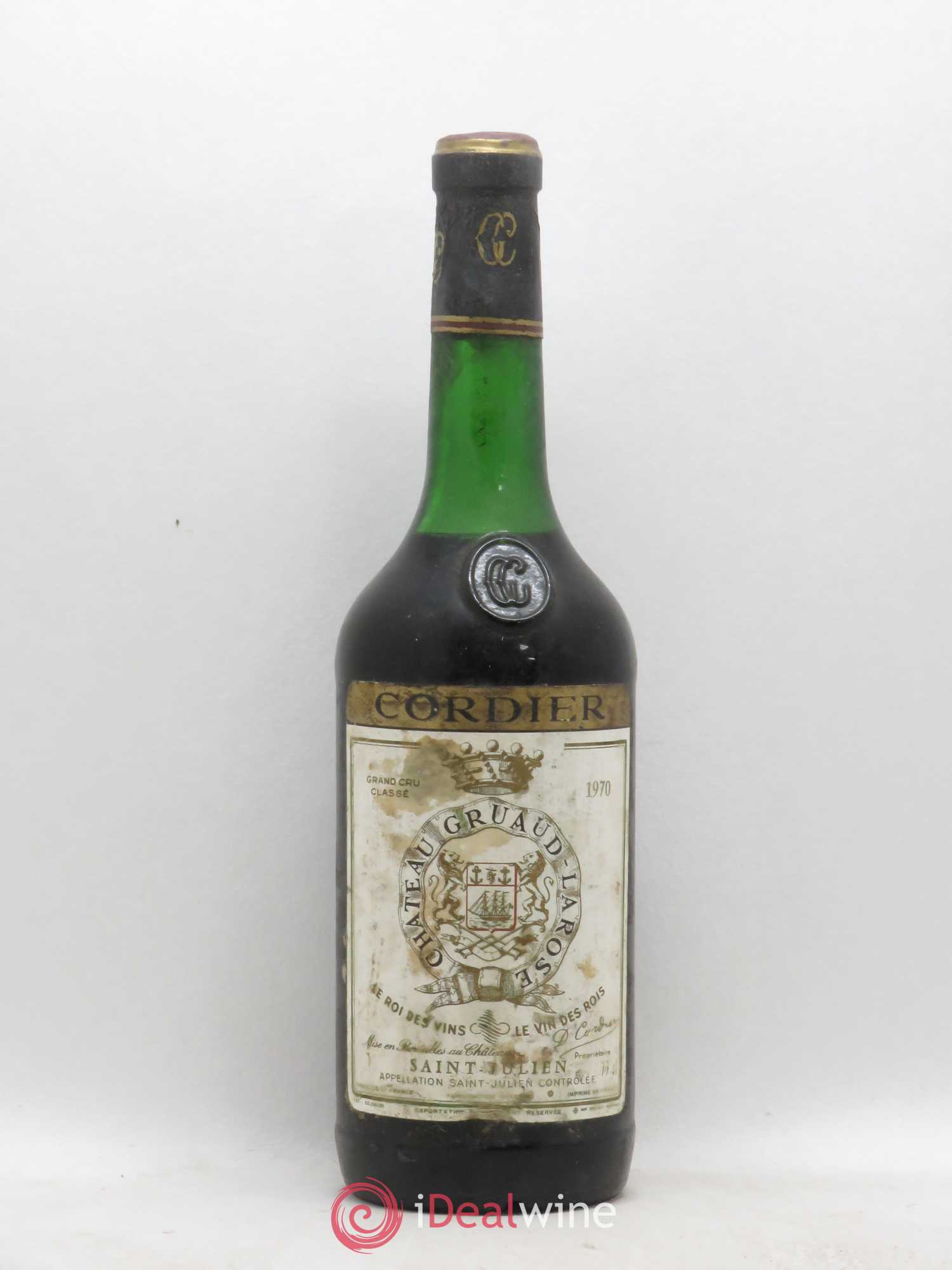 Château Gruaud Larose 2ème Grand Cru Classé 1970 - Lot de 1 bouteille - 0