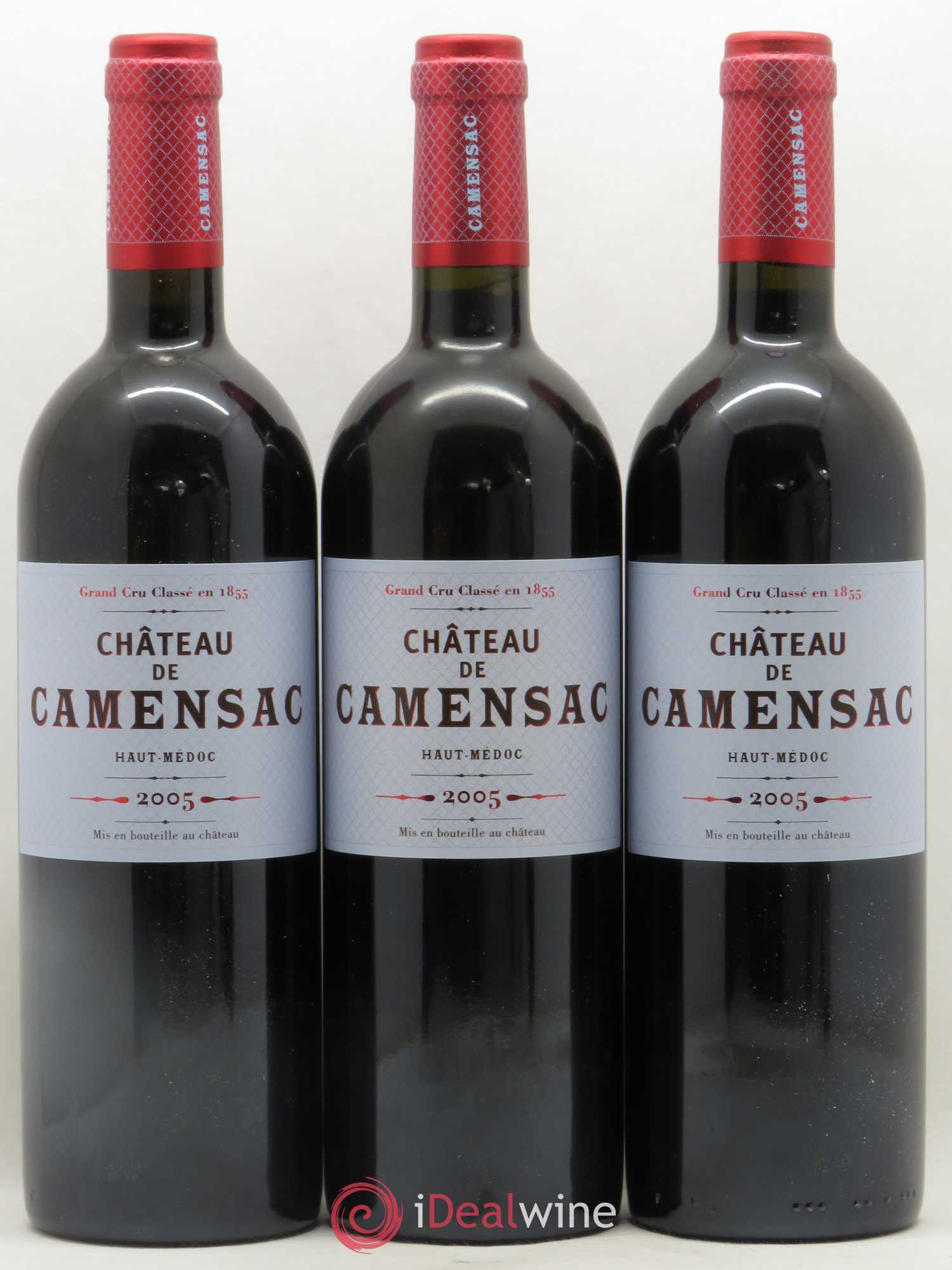 Château Camensac 5ème Grand Cru Classé 2005 - Lot de 12 bouteilles - 1