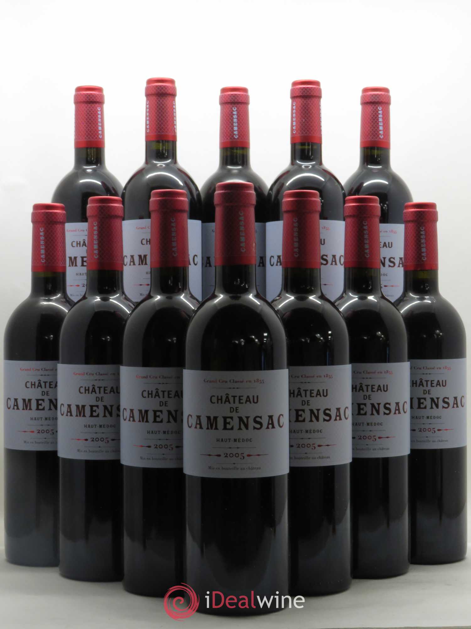 Château Camensac 5ème Grand Cru Classé 2005 - Lot de 12 bouteilles - 0