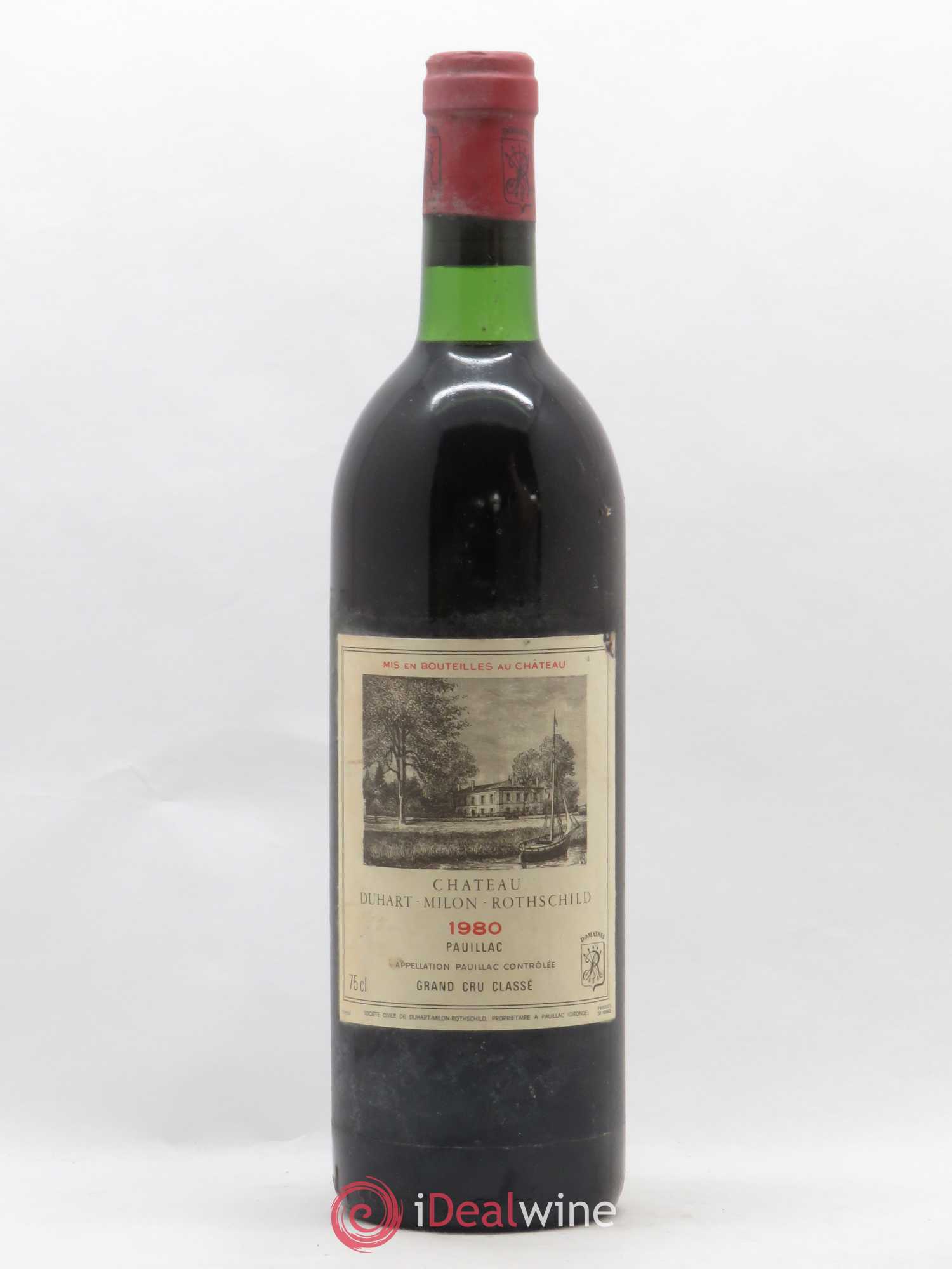 Château Duhart-Milon 4ème Grand Cru Classé 1980 - Lot de 1 bouteille - 0