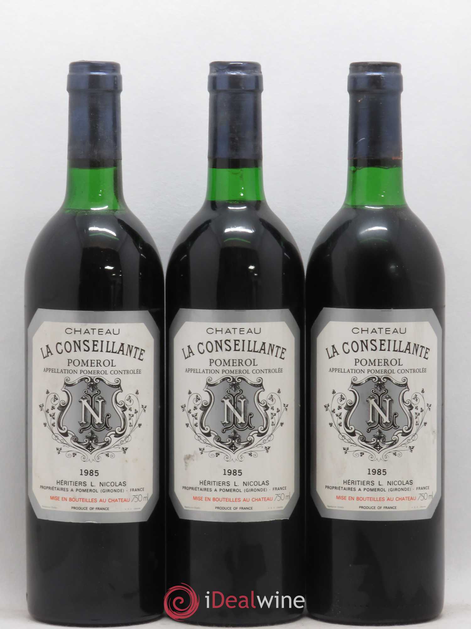 Château la Conseillante 1985 - Lot de 3 bouteilles - 0